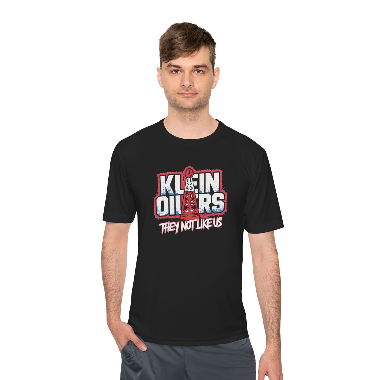 They Not Like Us! Unisex Moisture Wicking Tee (vinyl print)