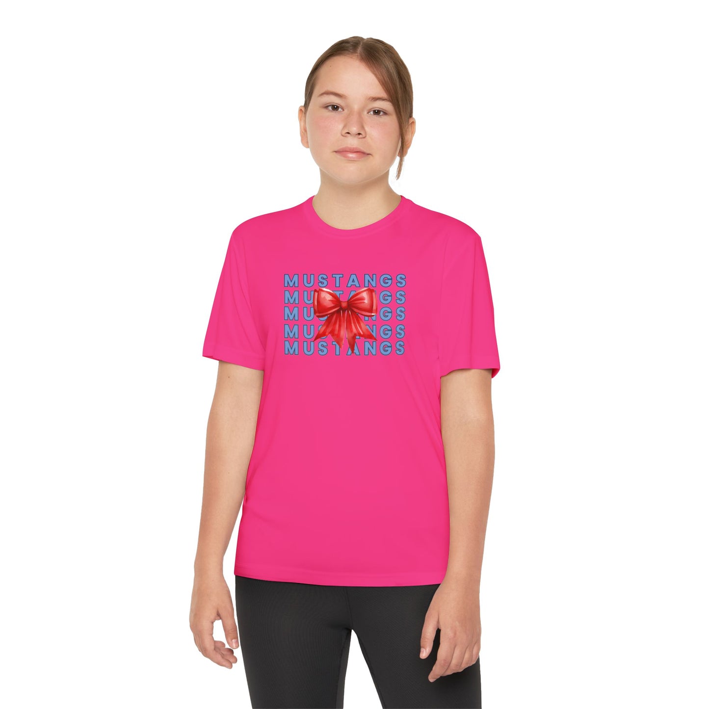 4 Mustangs and a Bow Youth Tee