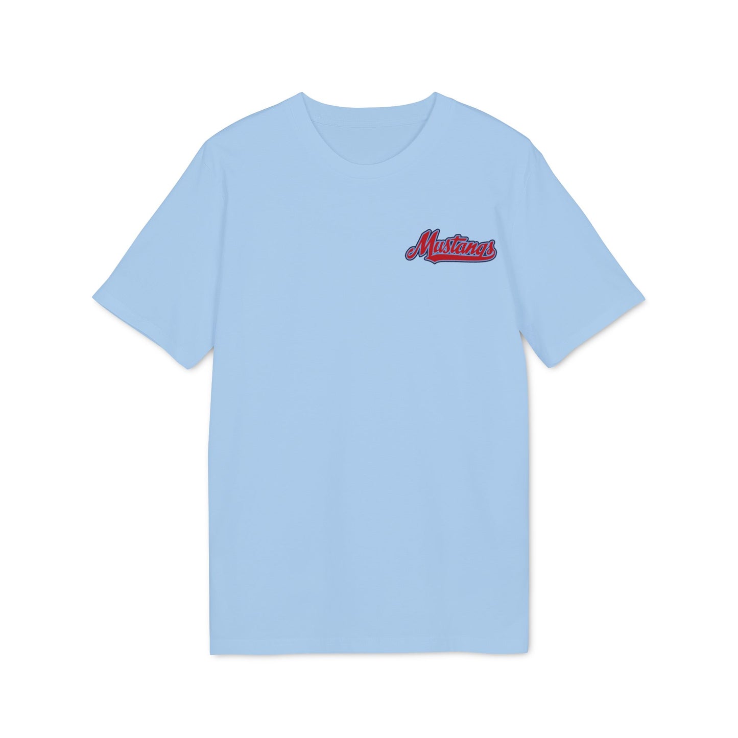Mustangs Breaking Ball Unisex Baseball Team T-Shirt ~ Cotton