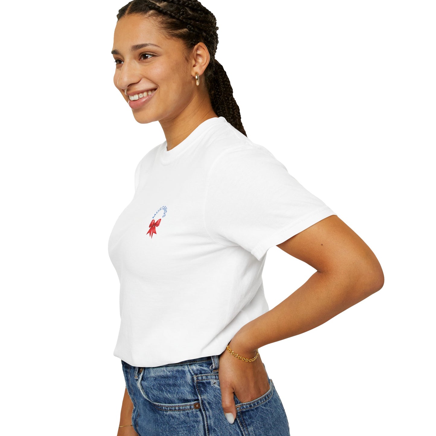 Mustangs Gift Bow Unisex T-Shirt - 100% Cotton