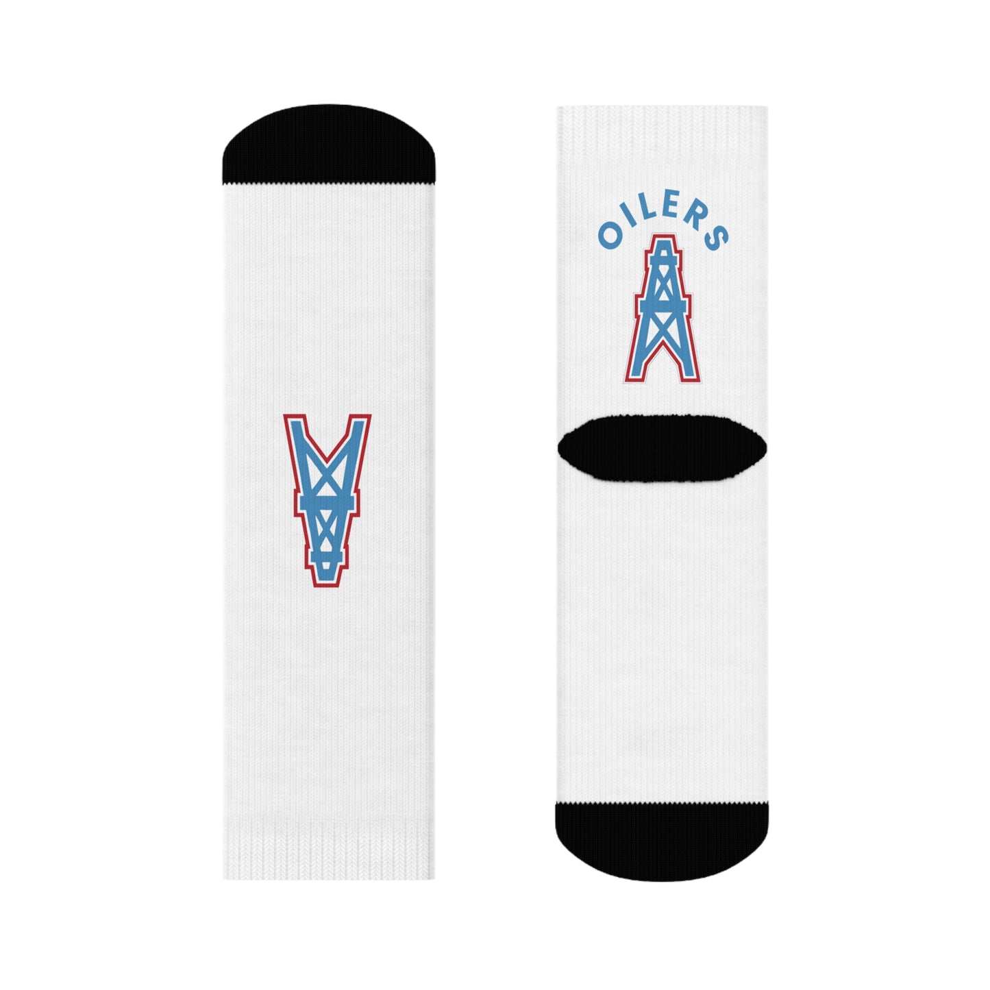 Oiler Derrick Crew Socks-Kids/Adult