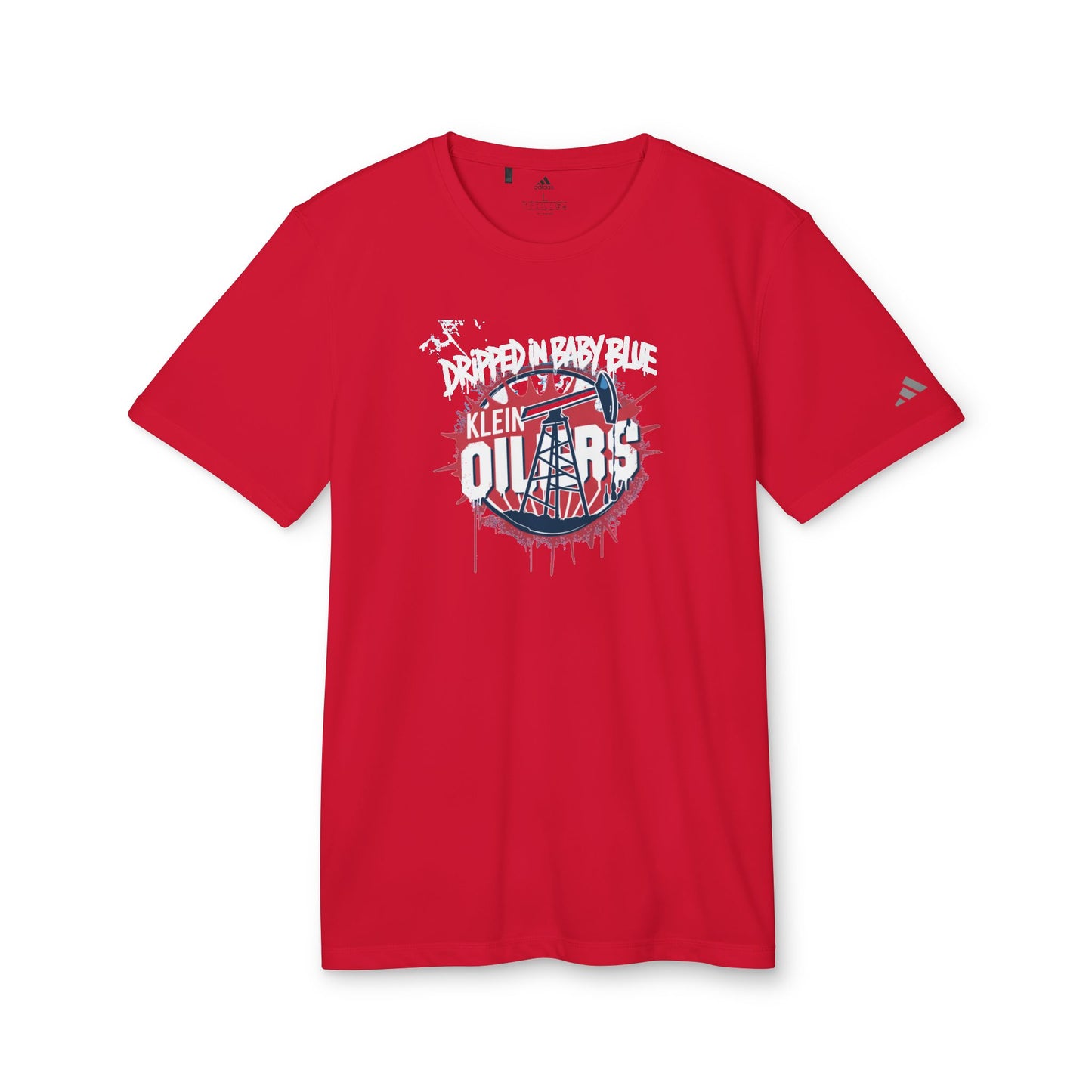 Adidas- Dripped in Blue Adult Unisex Sport T-Shirt