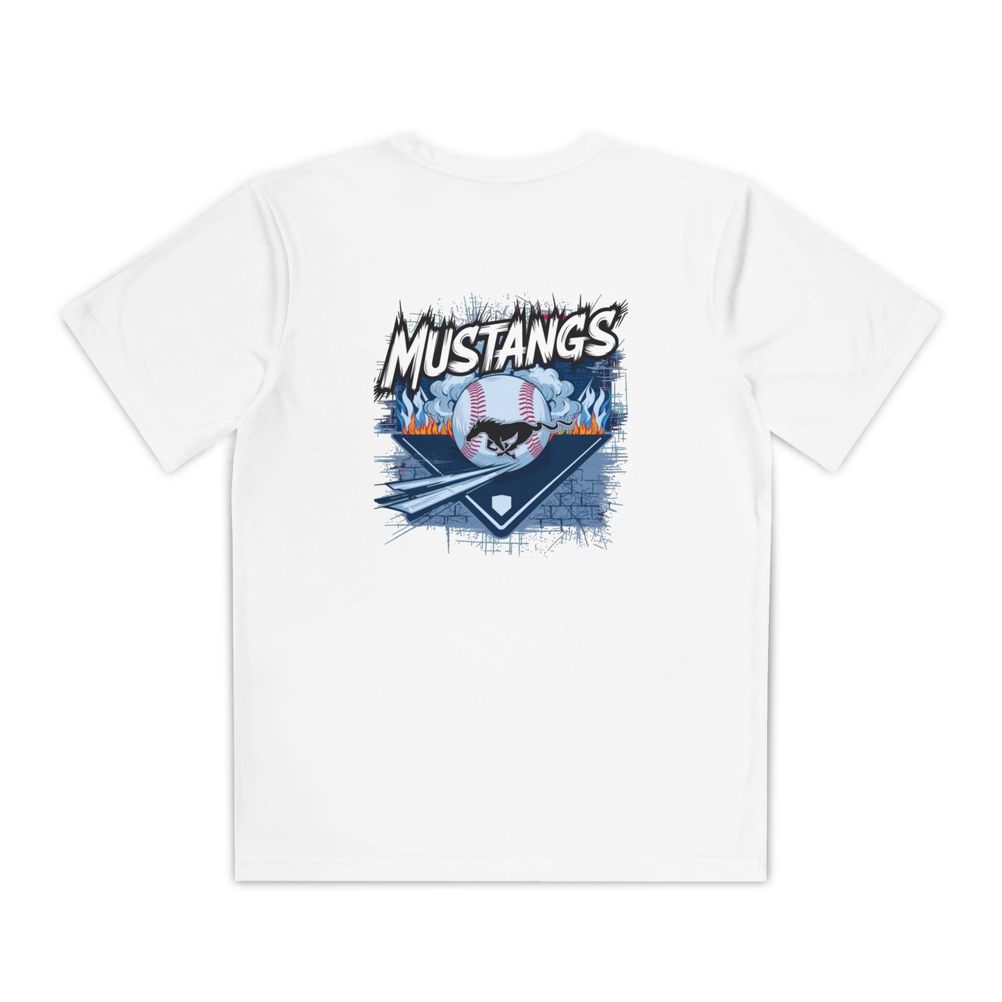 Mustangs Wall Break Youth Tee