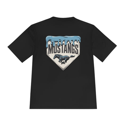 Mustangs Drip Unisex Moisture Wicking Adult Tee