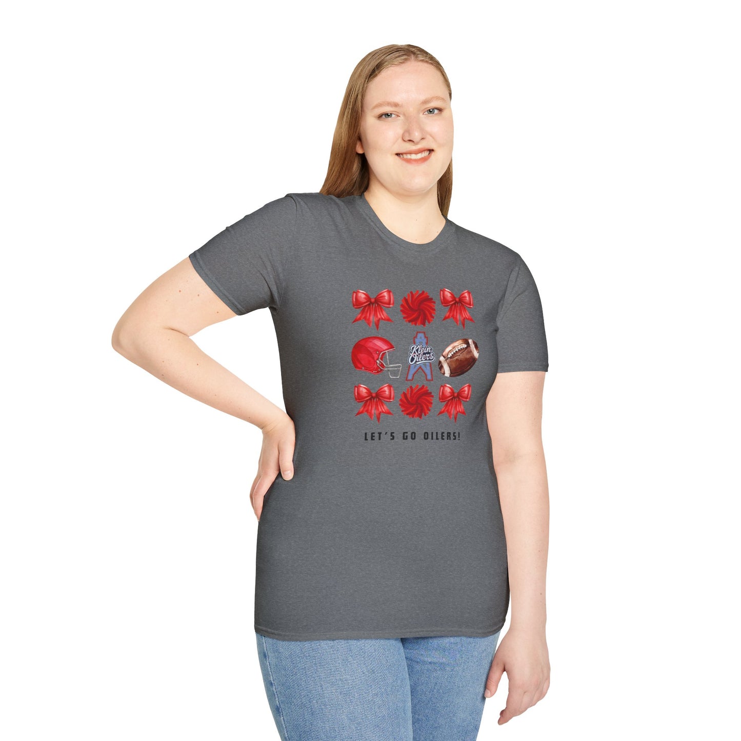 Let’s Go Oilers! Unisex Softstyle T-Shirt-Cotton