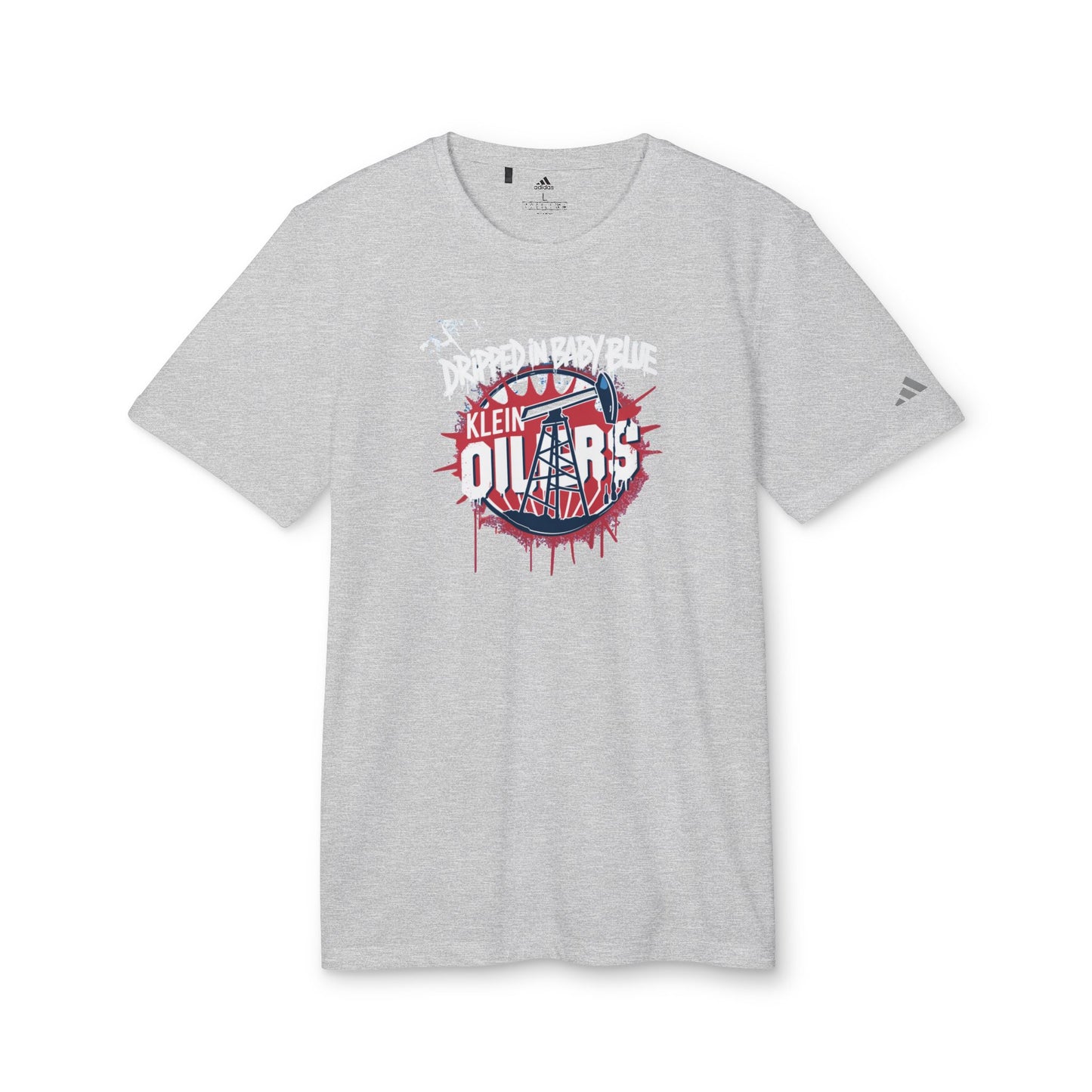 Adidas- Dripped in Blue Adult Unisex Sport T-Shirt