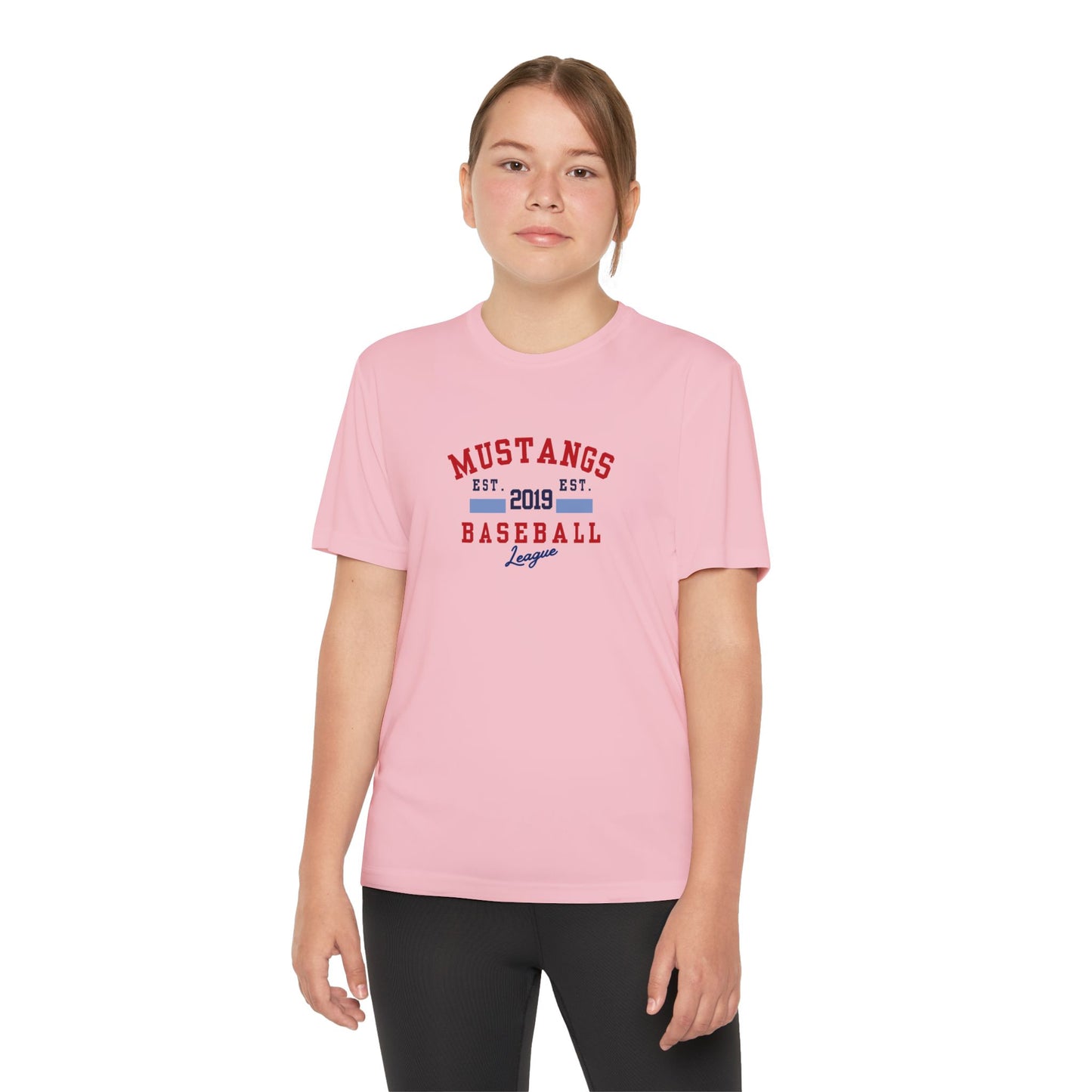 Mustangs Baseball EST. Youth Tee