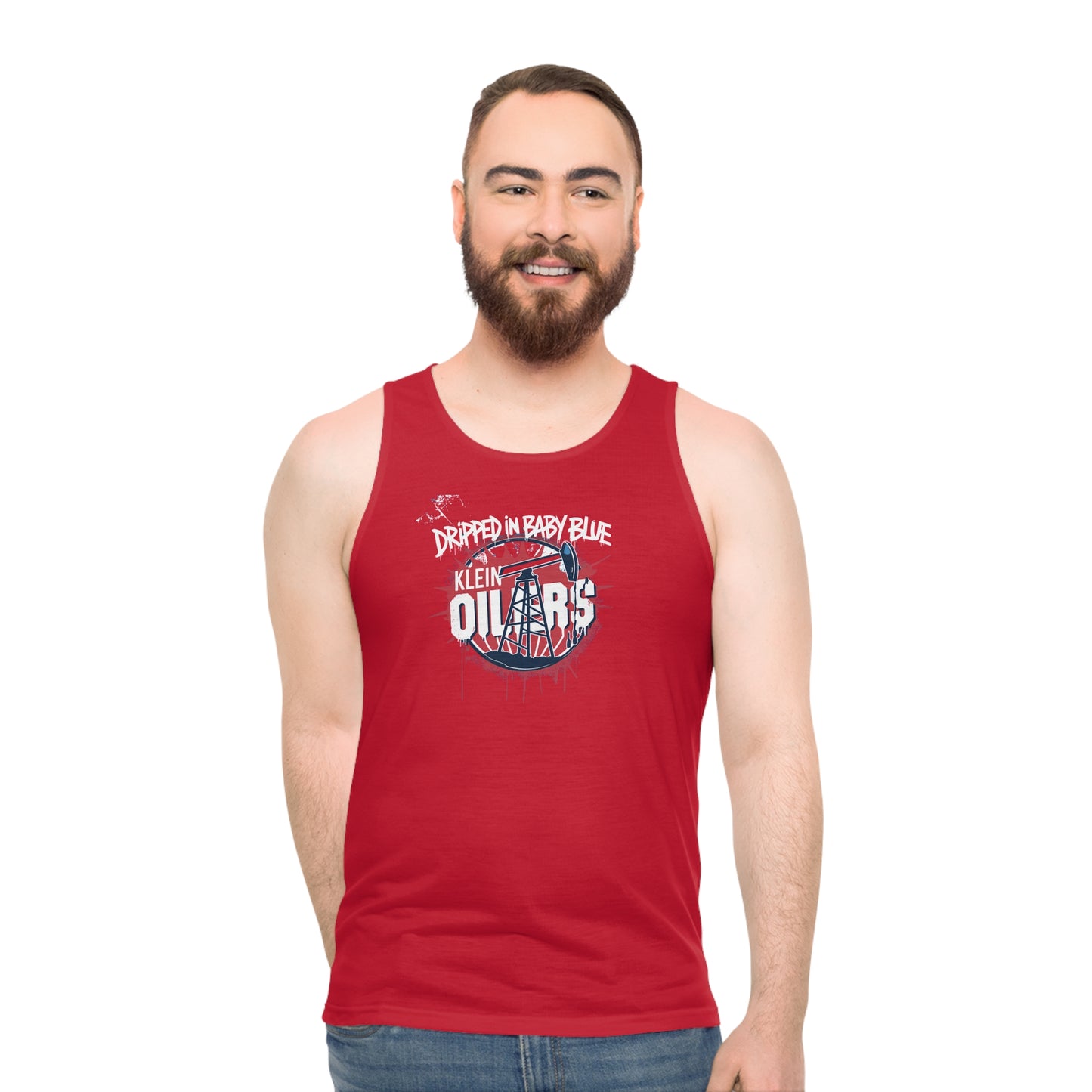 Dripped In Baby Blue Unisex Adult Tank Top