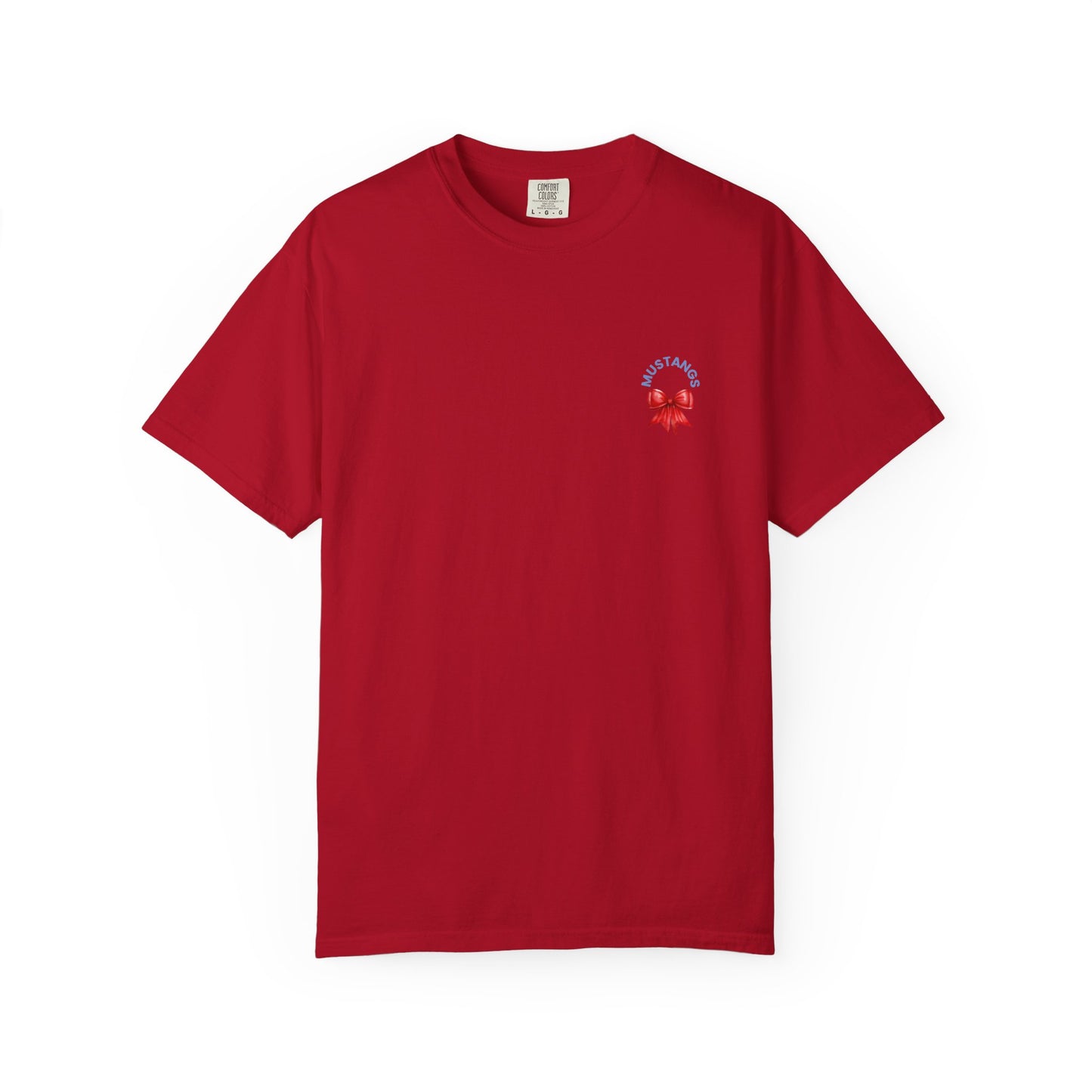 Mustangs Gift Bow Unisex T-Shirt - 100% Cotton