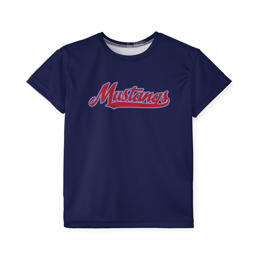 Mustangs-Kids Sports Jersey (screen printed)