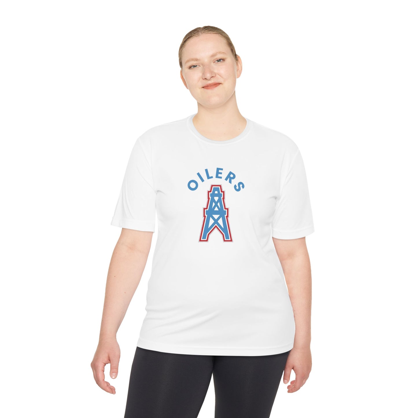 Oilers Traditional-Moisture-Wicking Sports Tee (vinyl print)