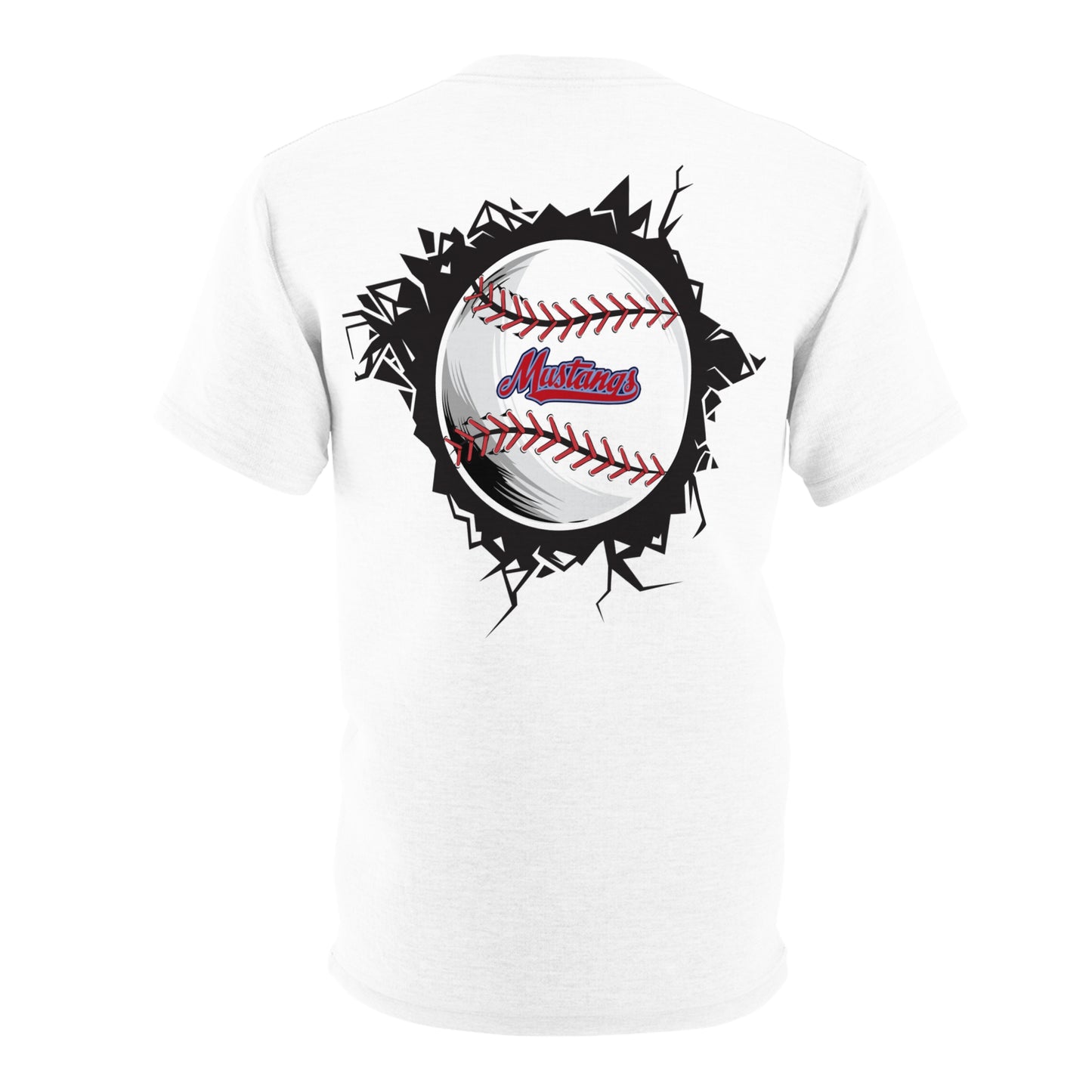 Mustangs Breaking Ball Unisex Adult Tee