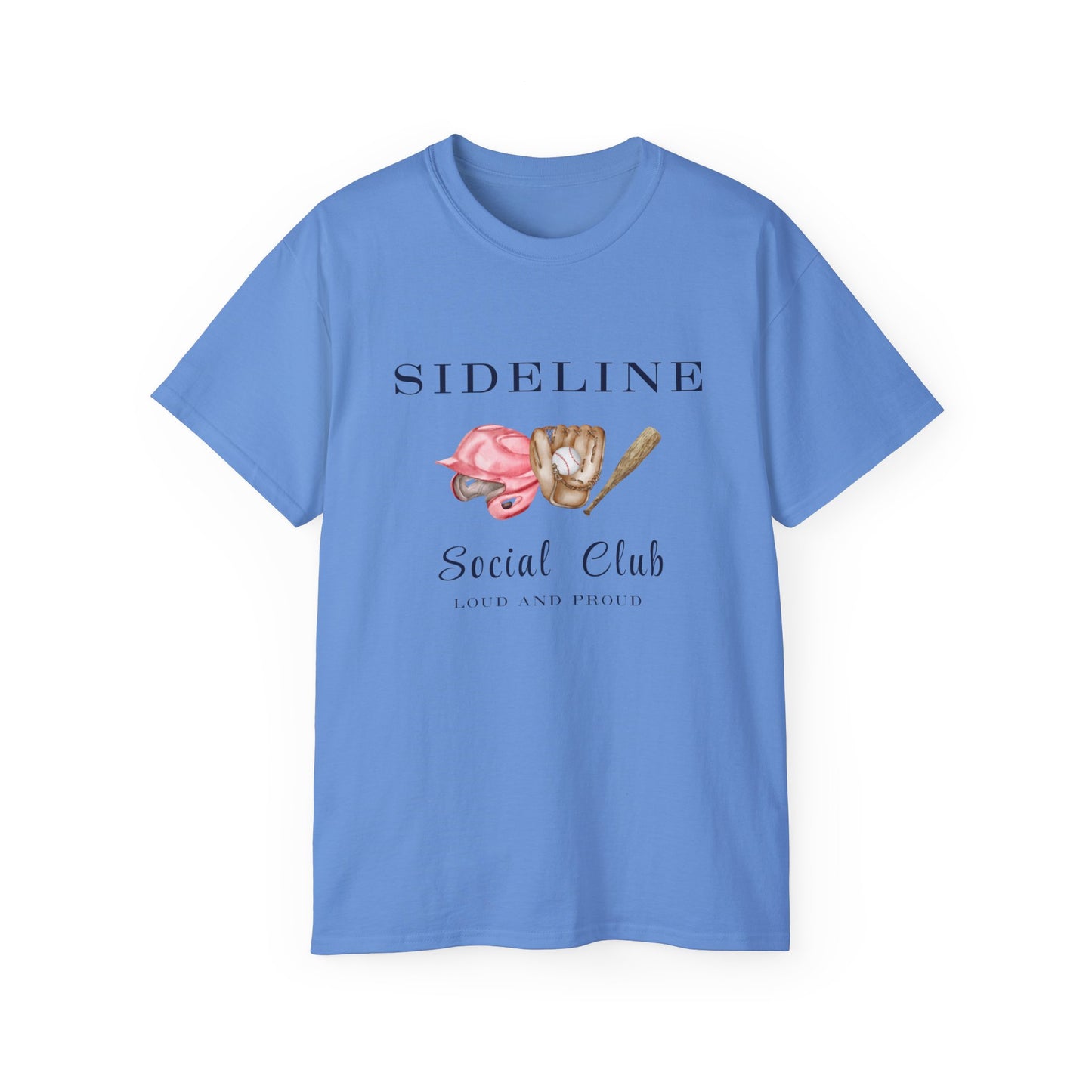 Mustangs Sideline Social Club Tee - Unisex Ultra Cotton T-Shirt