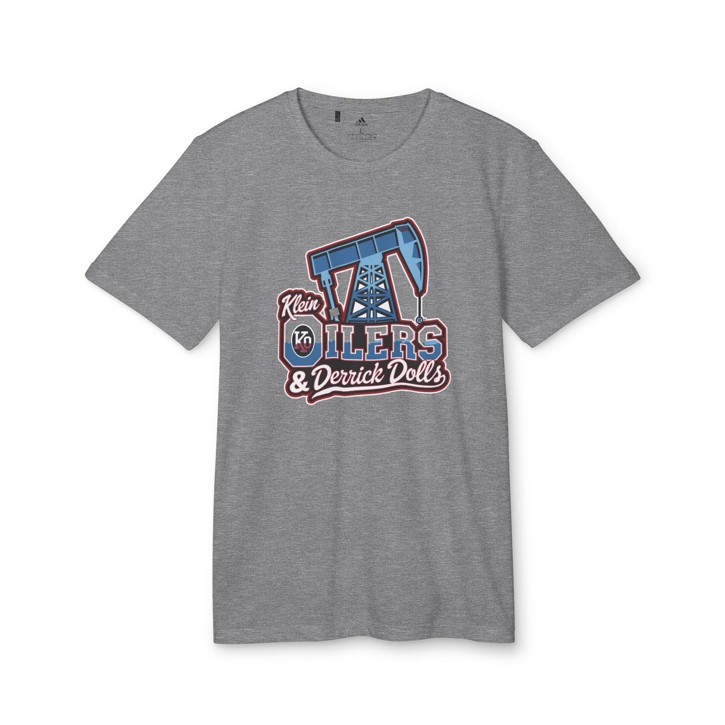 Adidas-Klein Oilers & Derrick Dolls Adult Unisex Sport T-Shirt