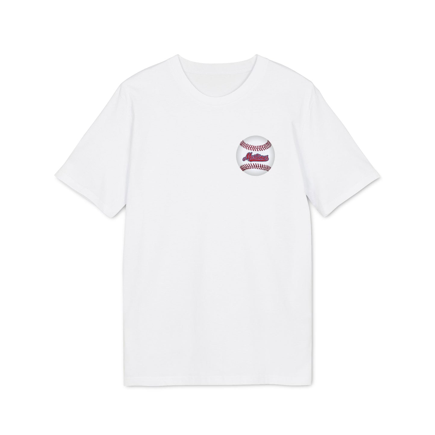 Mustangs Graffiti Unisex Baseball Team T-Shirt ~ Cotton