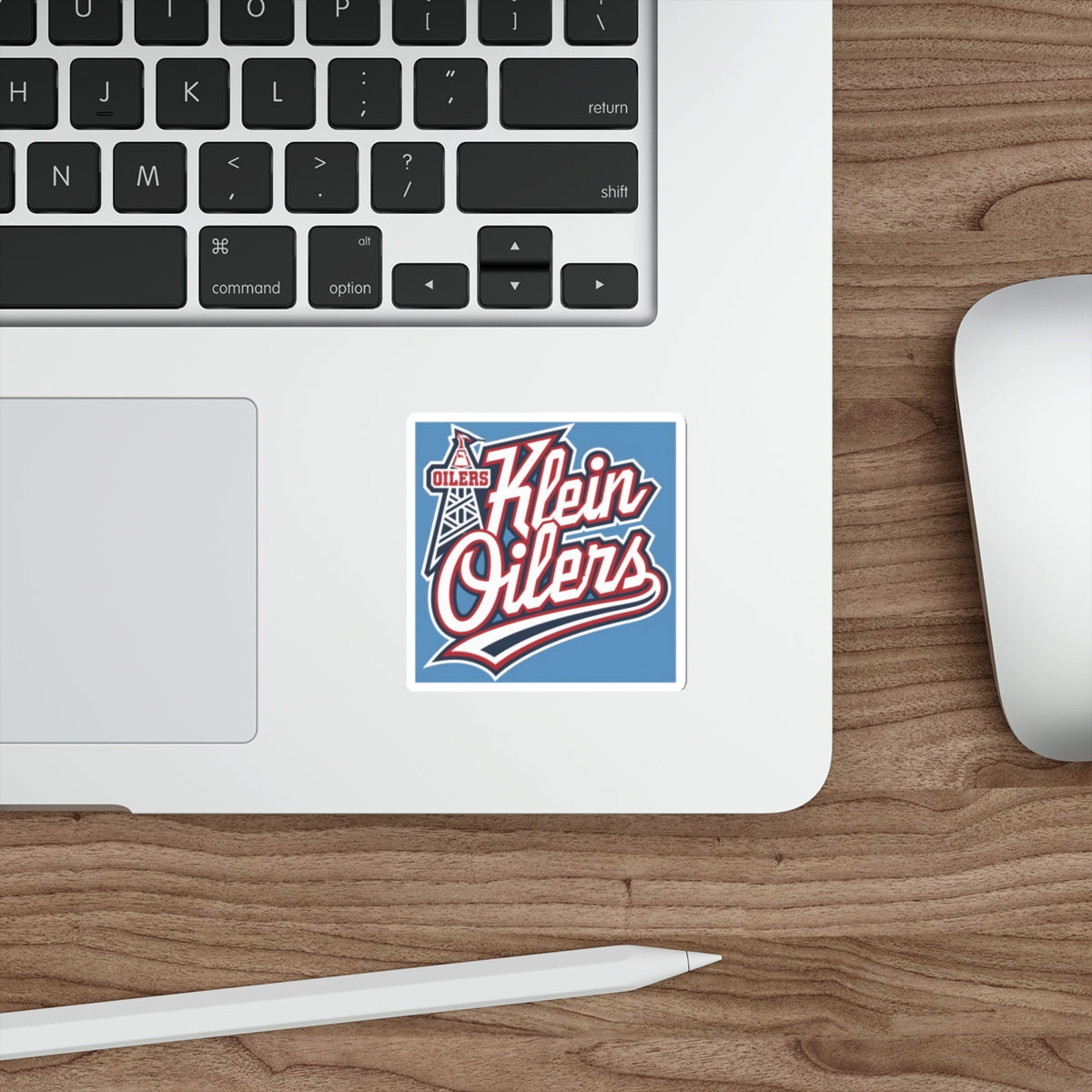 Klein Oilers Die-Cut Stickers - Vibrant Team Spirit Decal for Fans