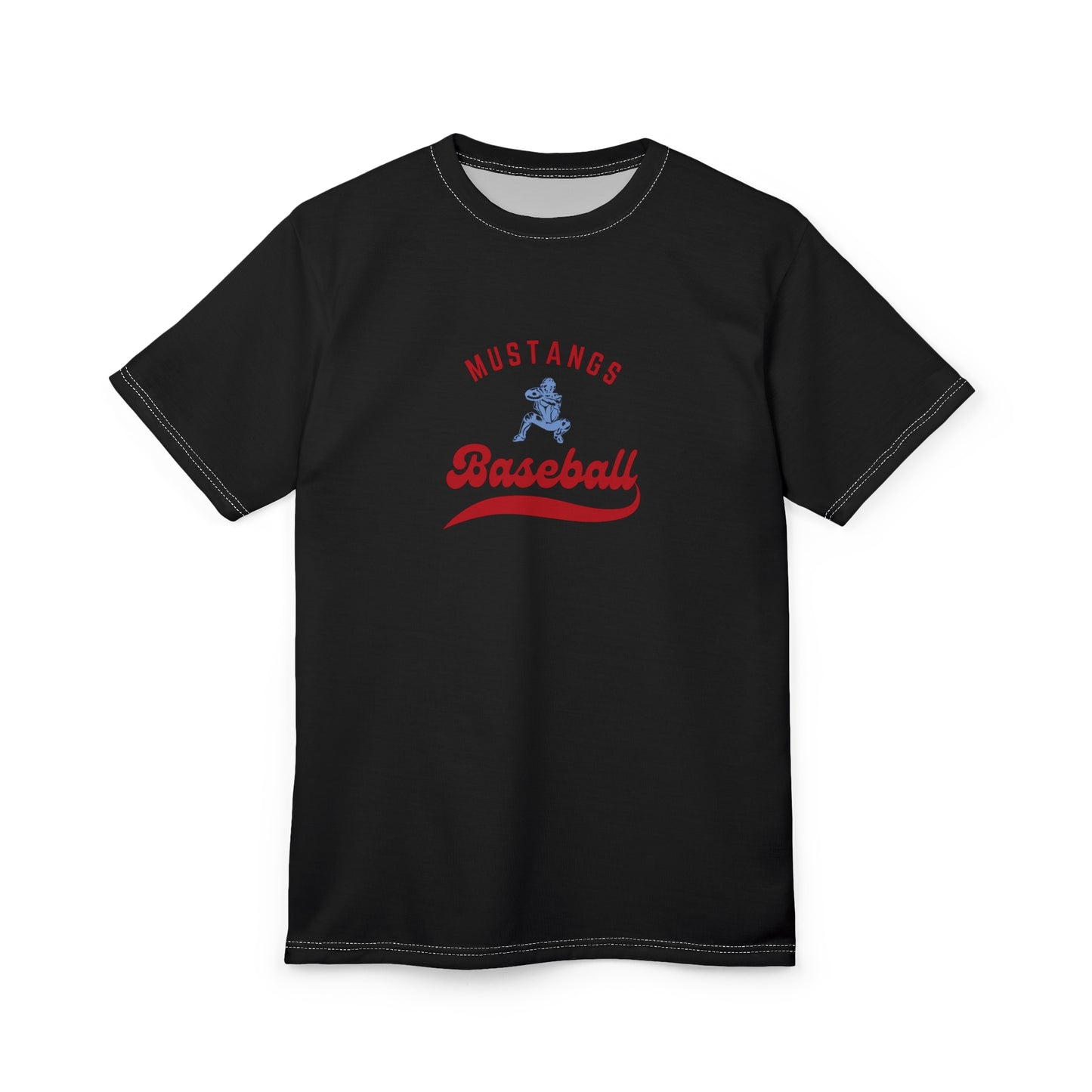 Mustangs Baseball Unisex Adult Tee