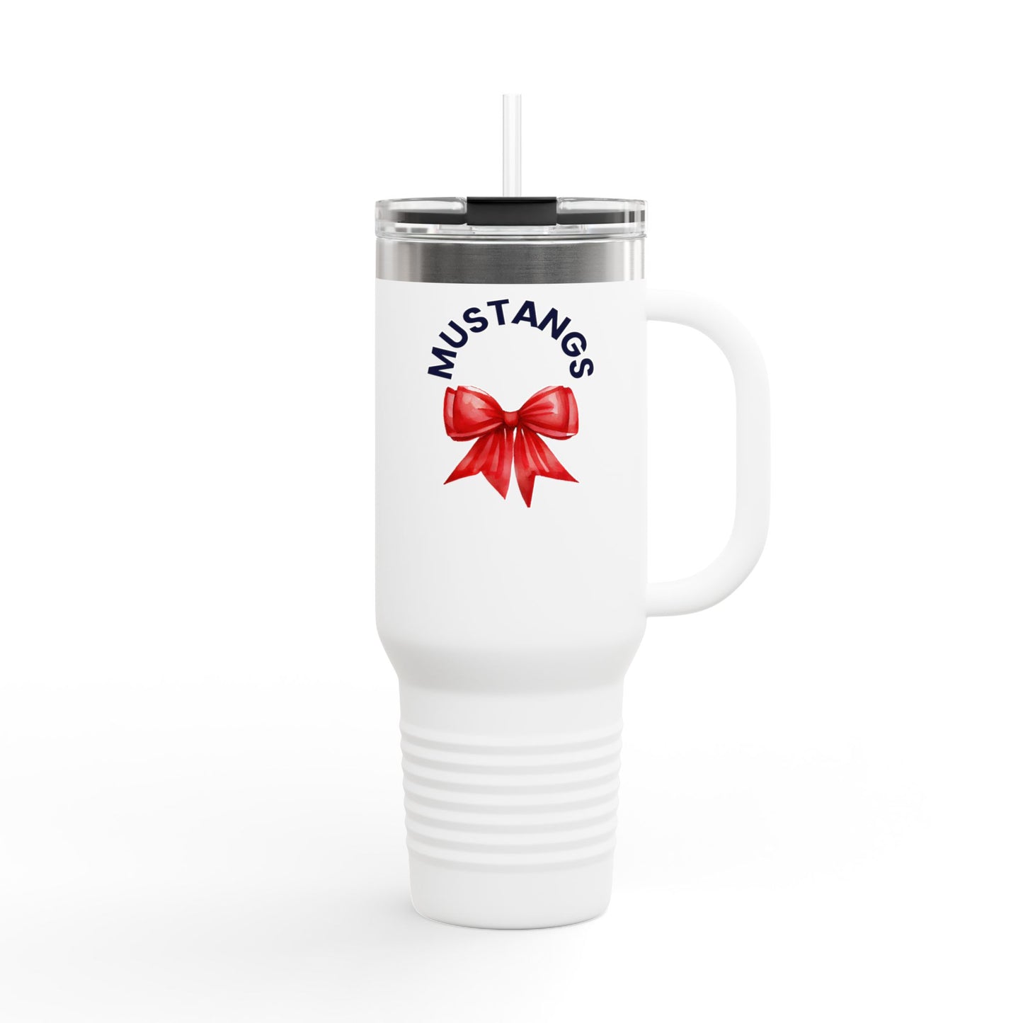 Mustangs Bow Personalized Insulated Travel Mug - 40oz