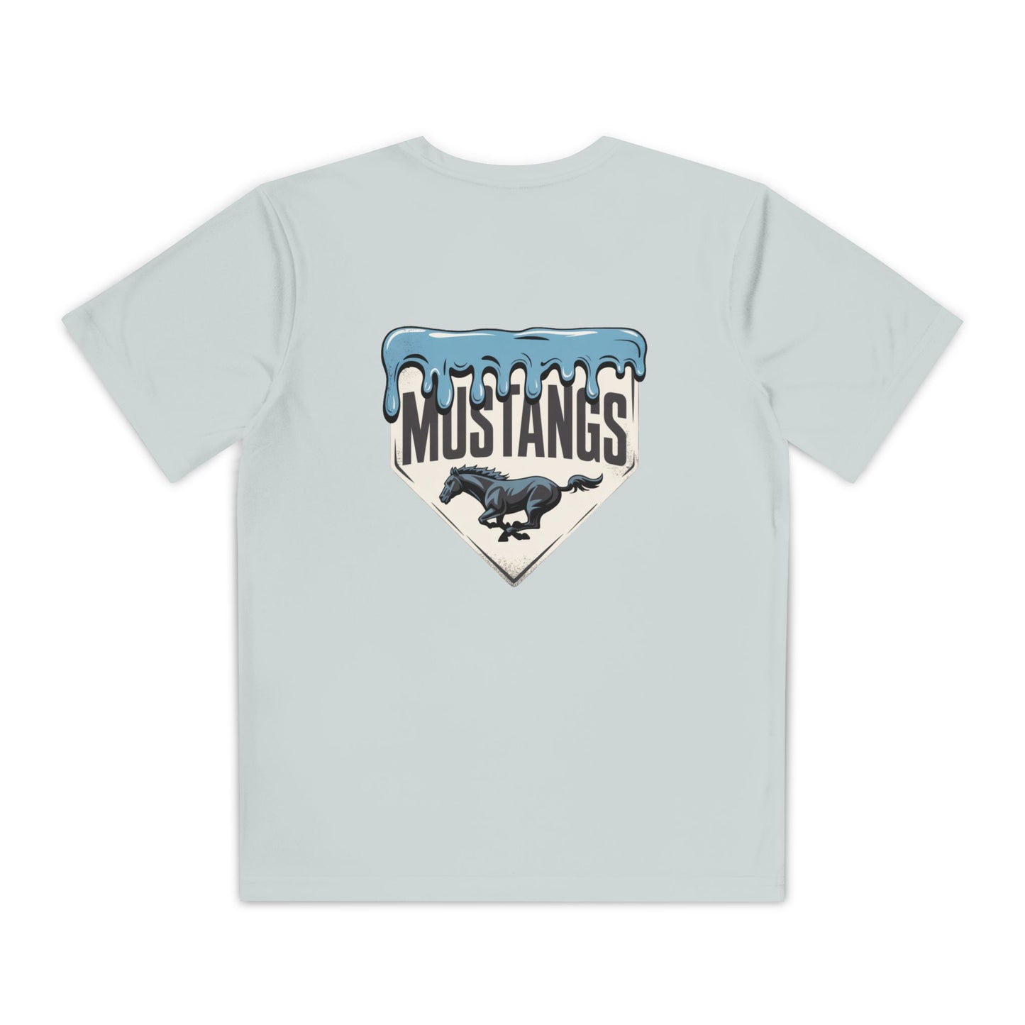 Mustangs Drip Baseball Youth Tee