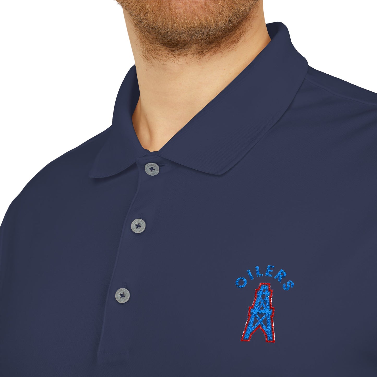 Oilers-Adidas Unisex Performance Polo