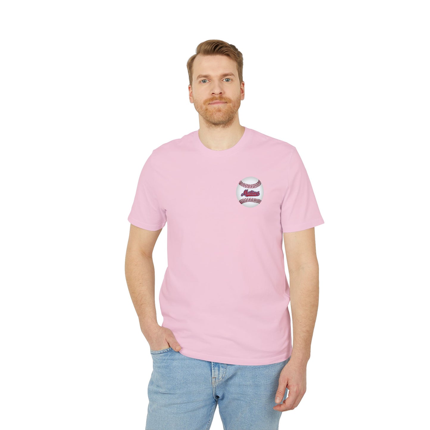 Mustangs Graffiti Unisex Baseball Team T-Shirt ~ Cotton