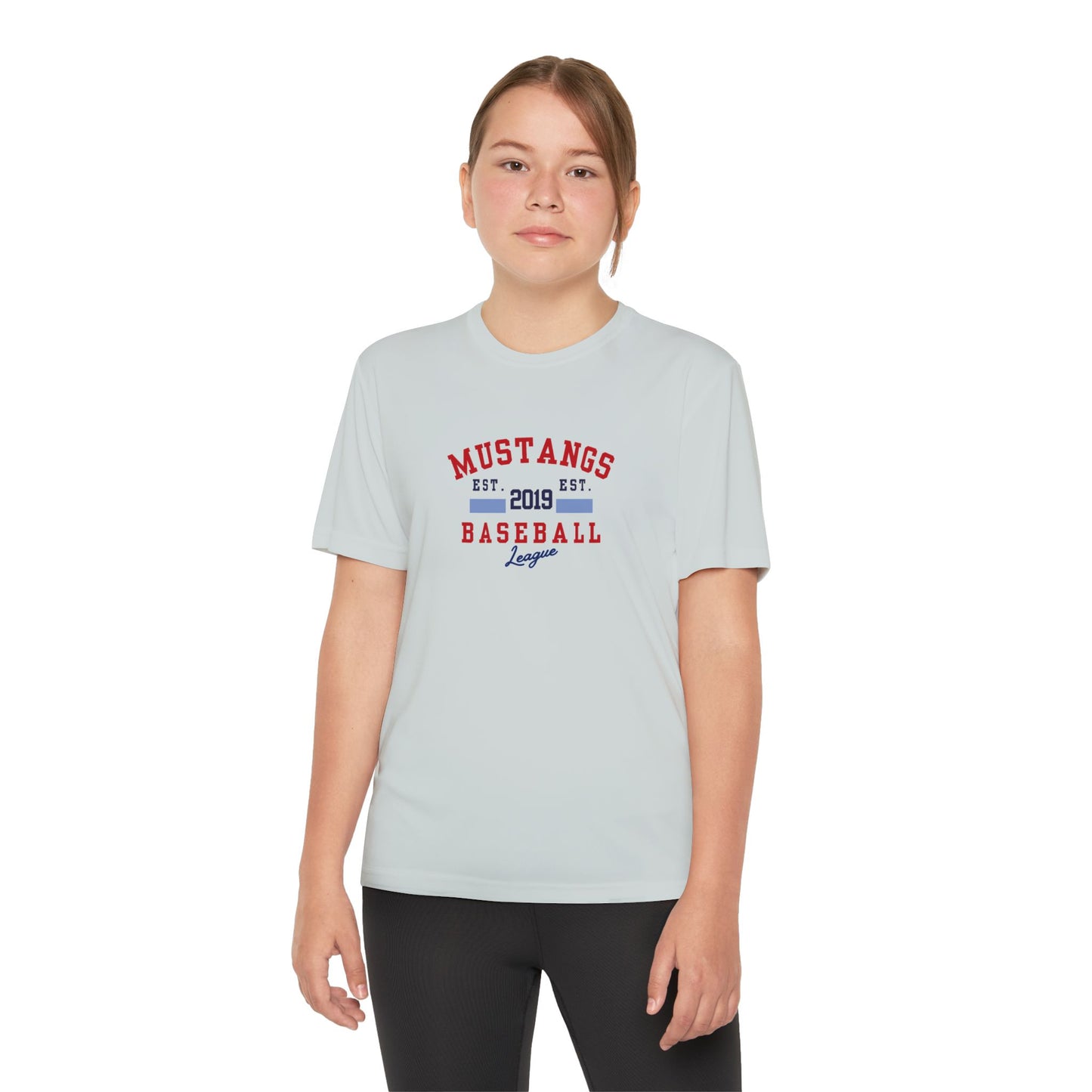 Mustangs Baseball EST. Youth Tee