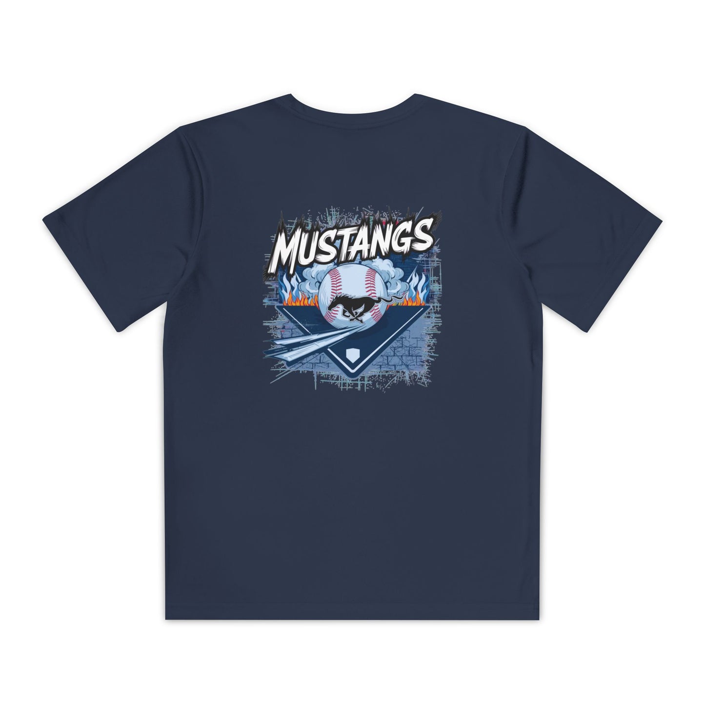 Mustangs Wall Break Youth Tee