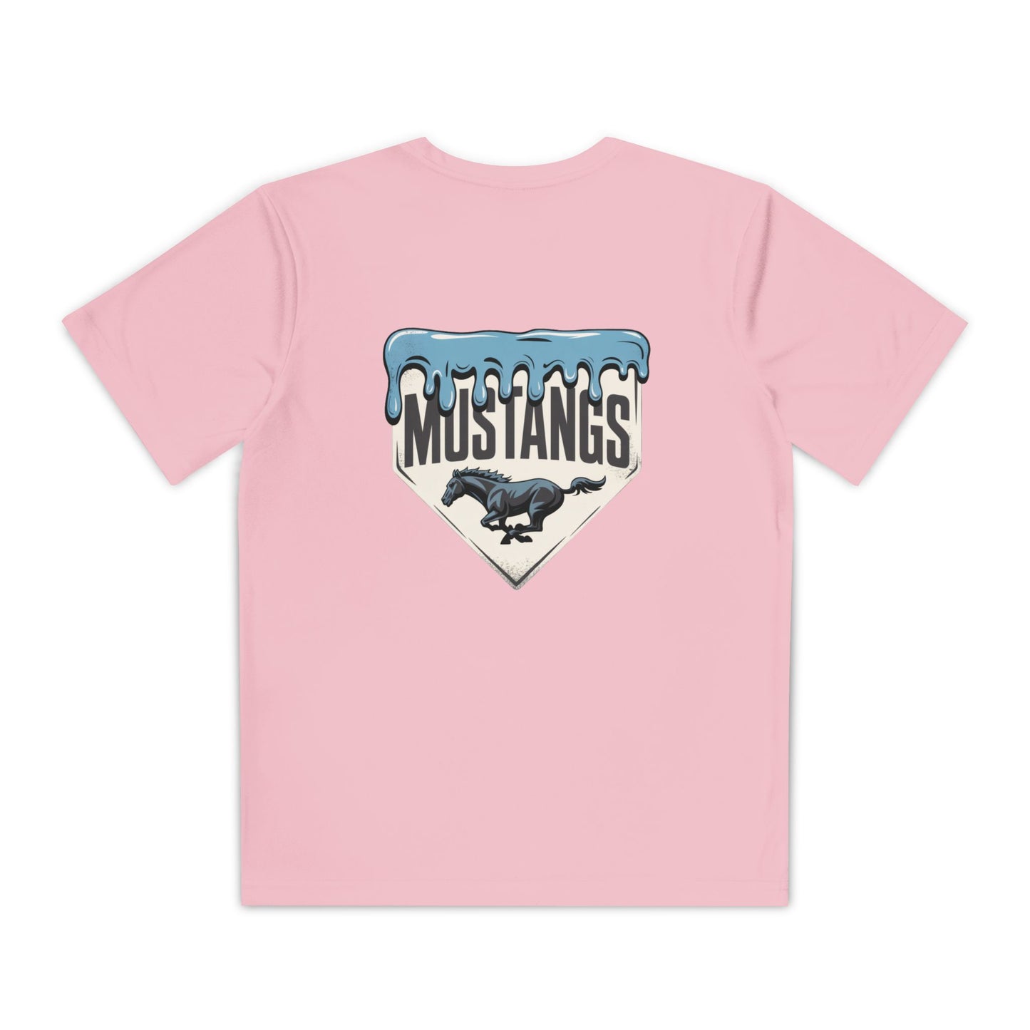 Mustangs Drip Baseball Youth Tee