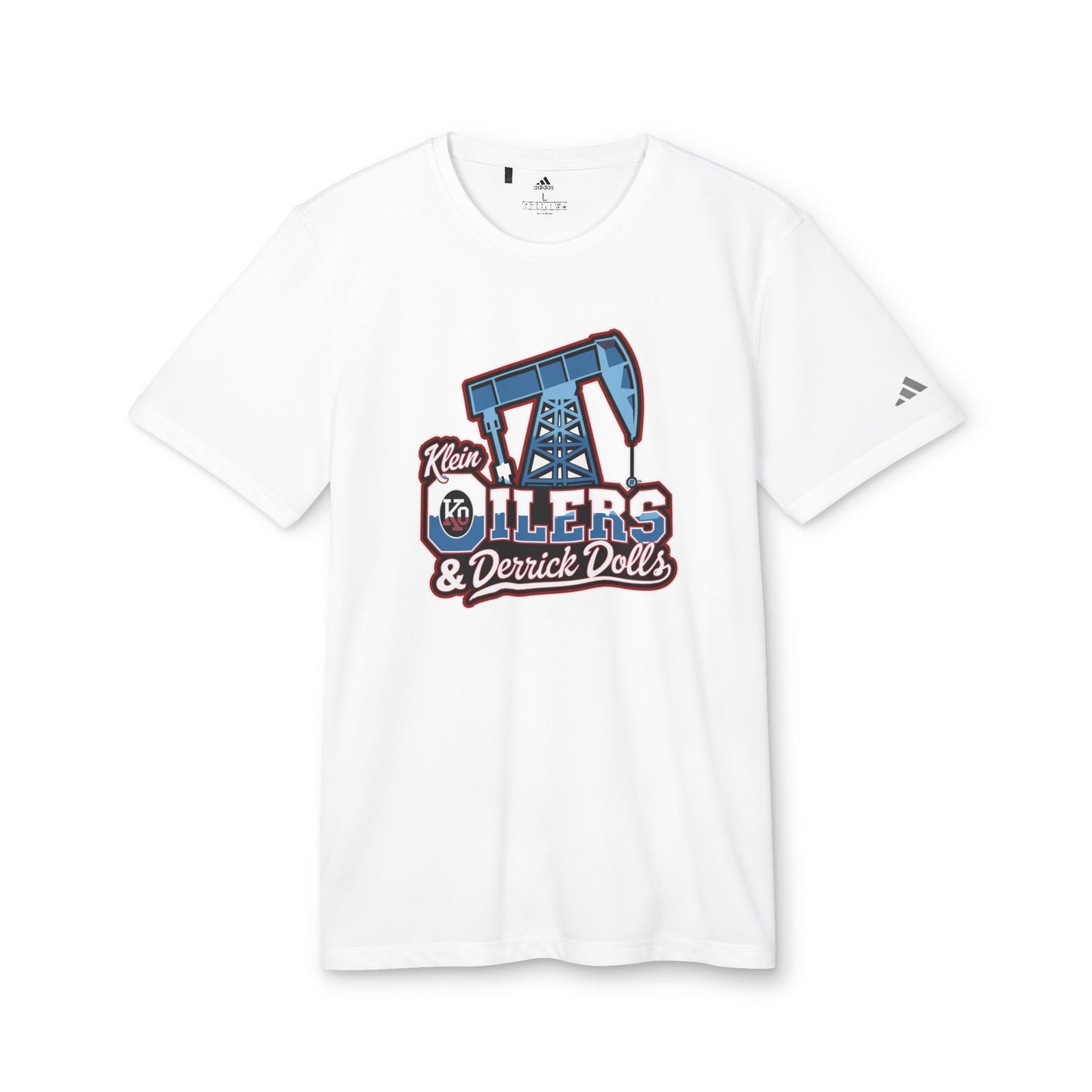 Adidas-Klein Oilers & Derrick Dolls Adult Unisex Sport T-Shirt