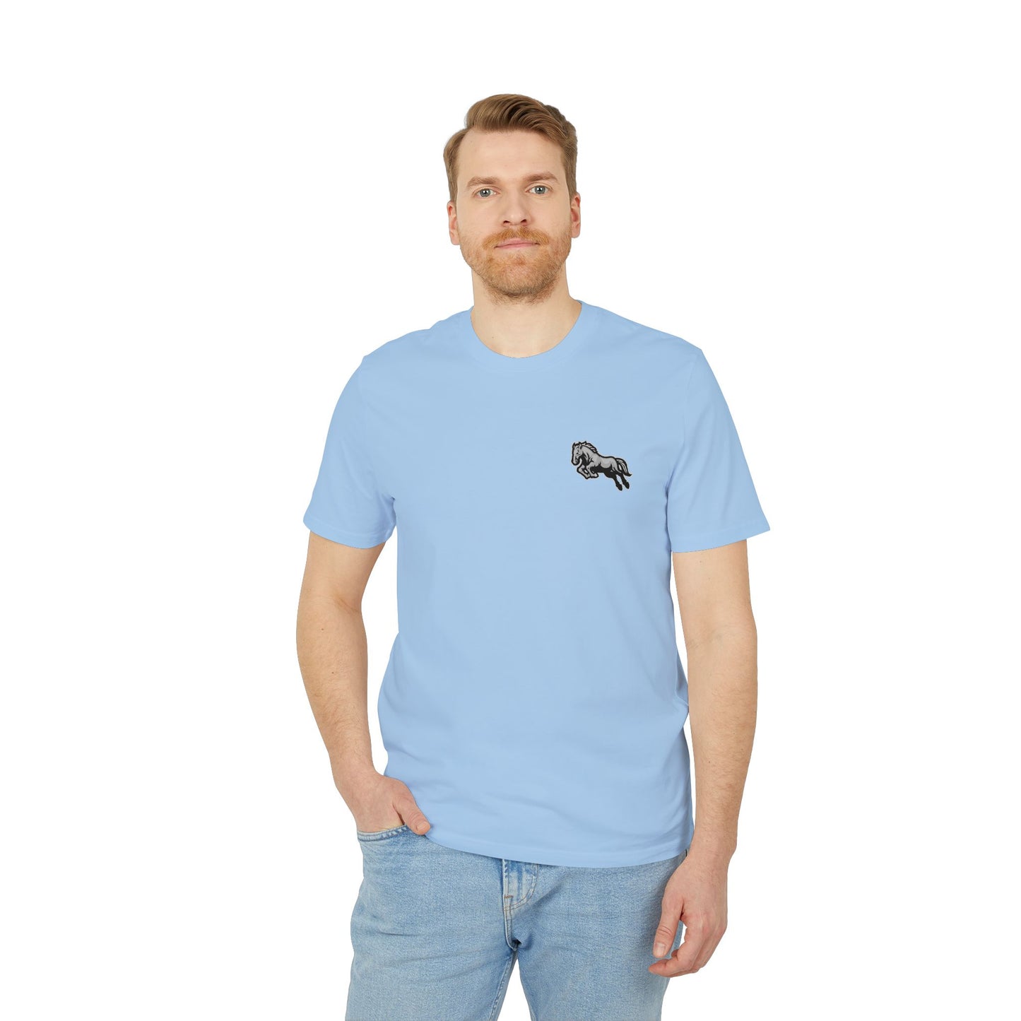 Mustangs Drip Unisex Baseball Team T-Shirt ~ Cotton