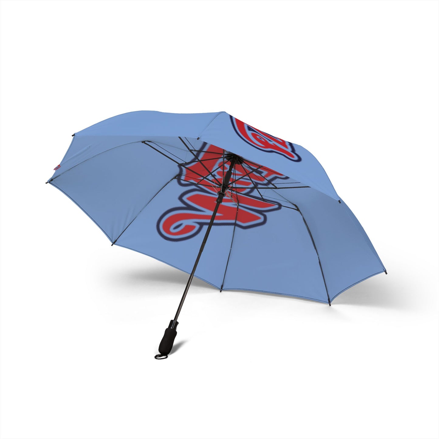 Mustangs Chic Semi-Automatic Foldable Umbrella - Perfect for Game Day