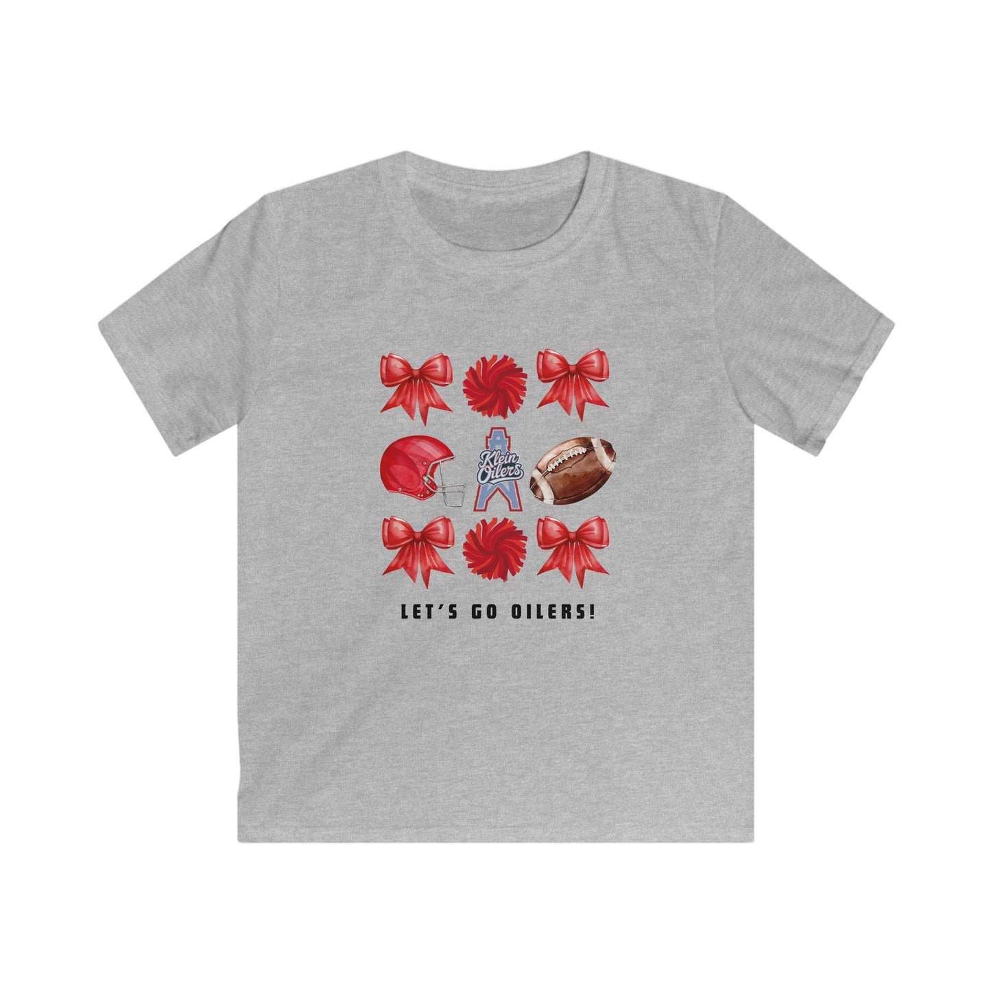 Let's Go Oilers! - Youth Sports T-Shirt-cotton