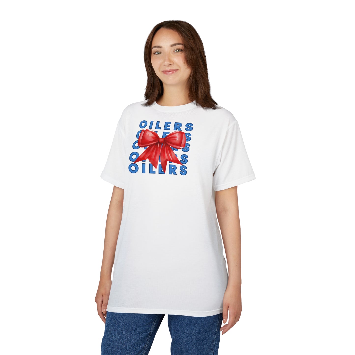Oilers Bow- Unisex Adult Tee