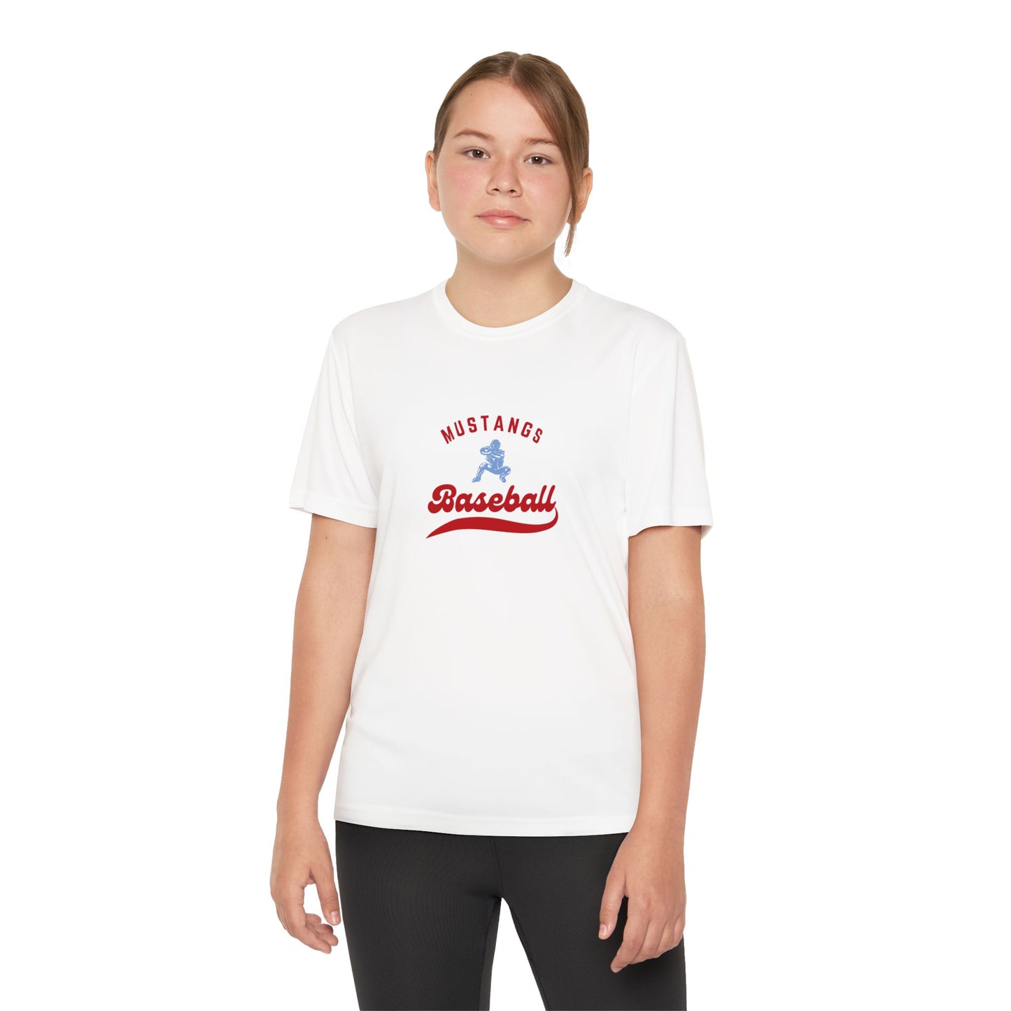 Mustangs Baseball Youth Tee