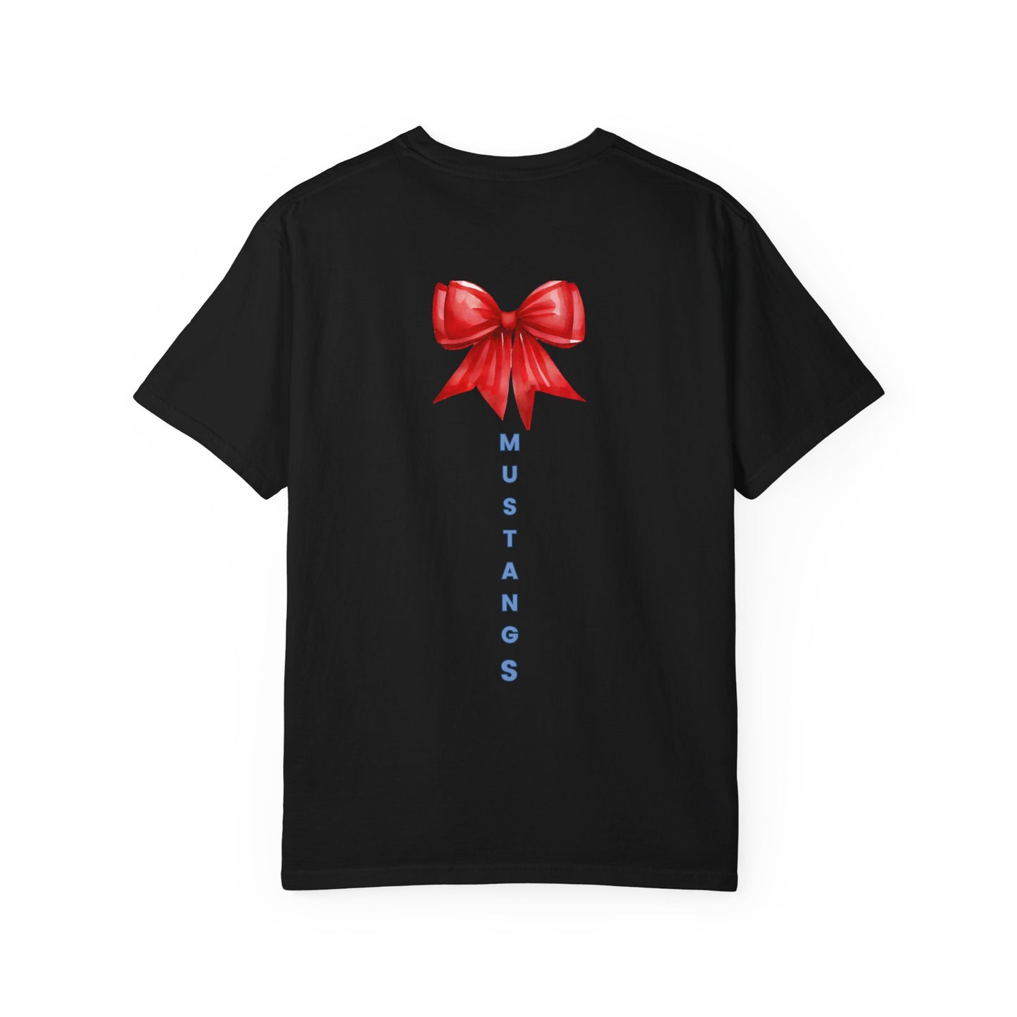 Mustangs Gift Bow Unisex T-Shirt - 100% Cotton