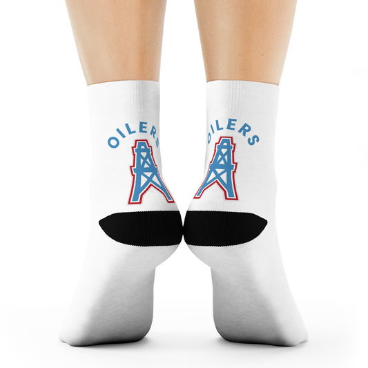 Oiler Derrick Crew Socks-Kids/Adult