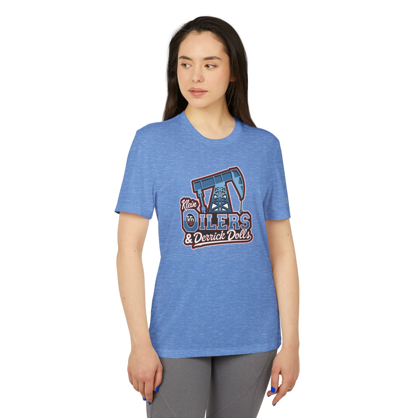 Adidas-Klein Oilers & Derrick Dolls Adult Unisex Sport T-Shirt