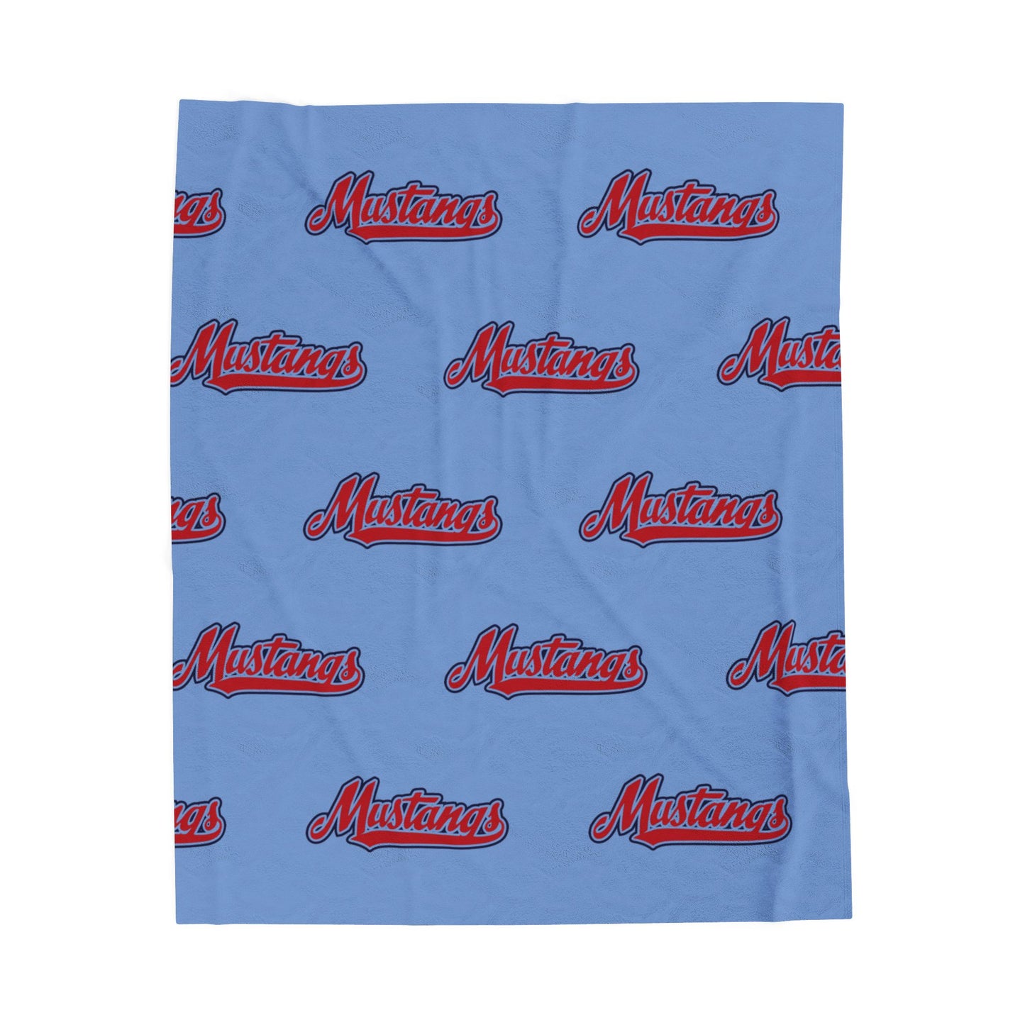 Klein Mustangs Velveteen Plush Blanket - Cozy Sports Throw for Fans