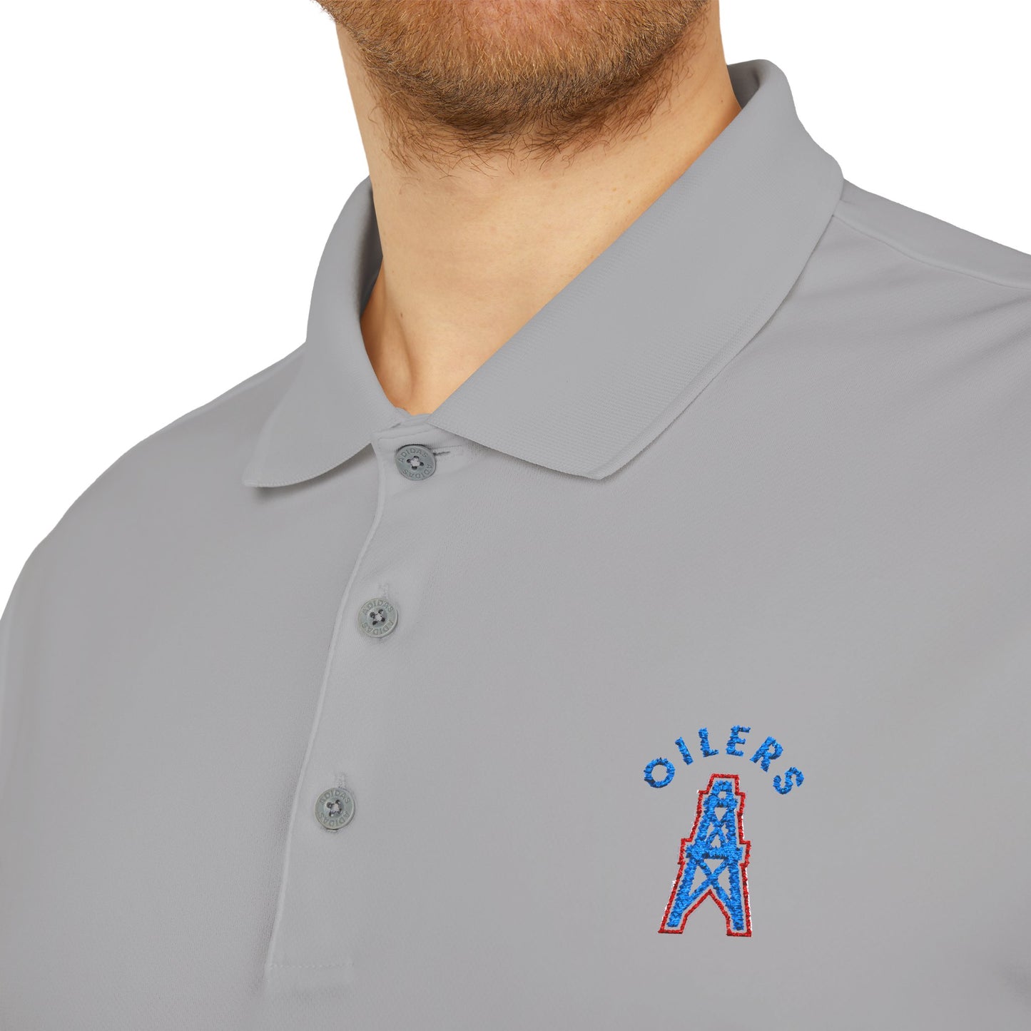 Oilers-Adidas Unisex Performance Polo