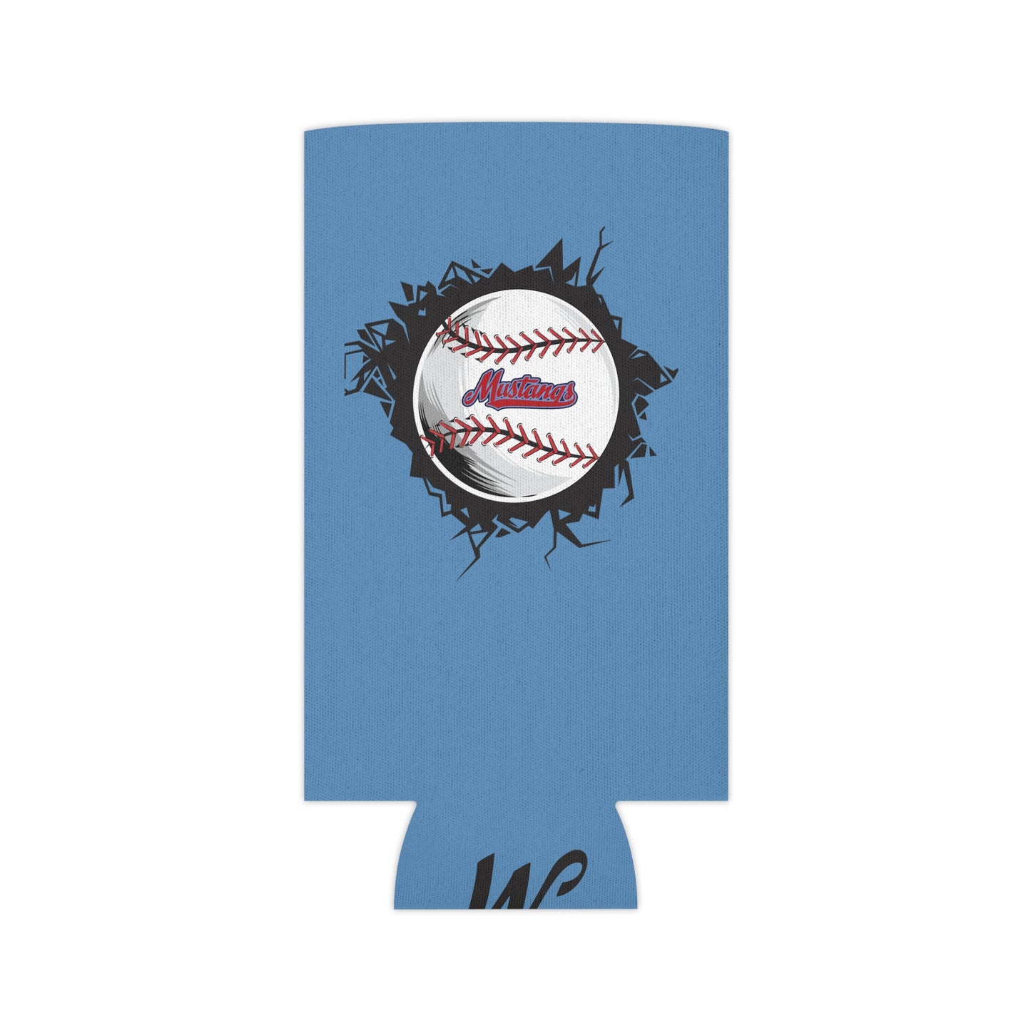 Mustangs Can Cooler - Retro Sports Drink Holder for Game Day