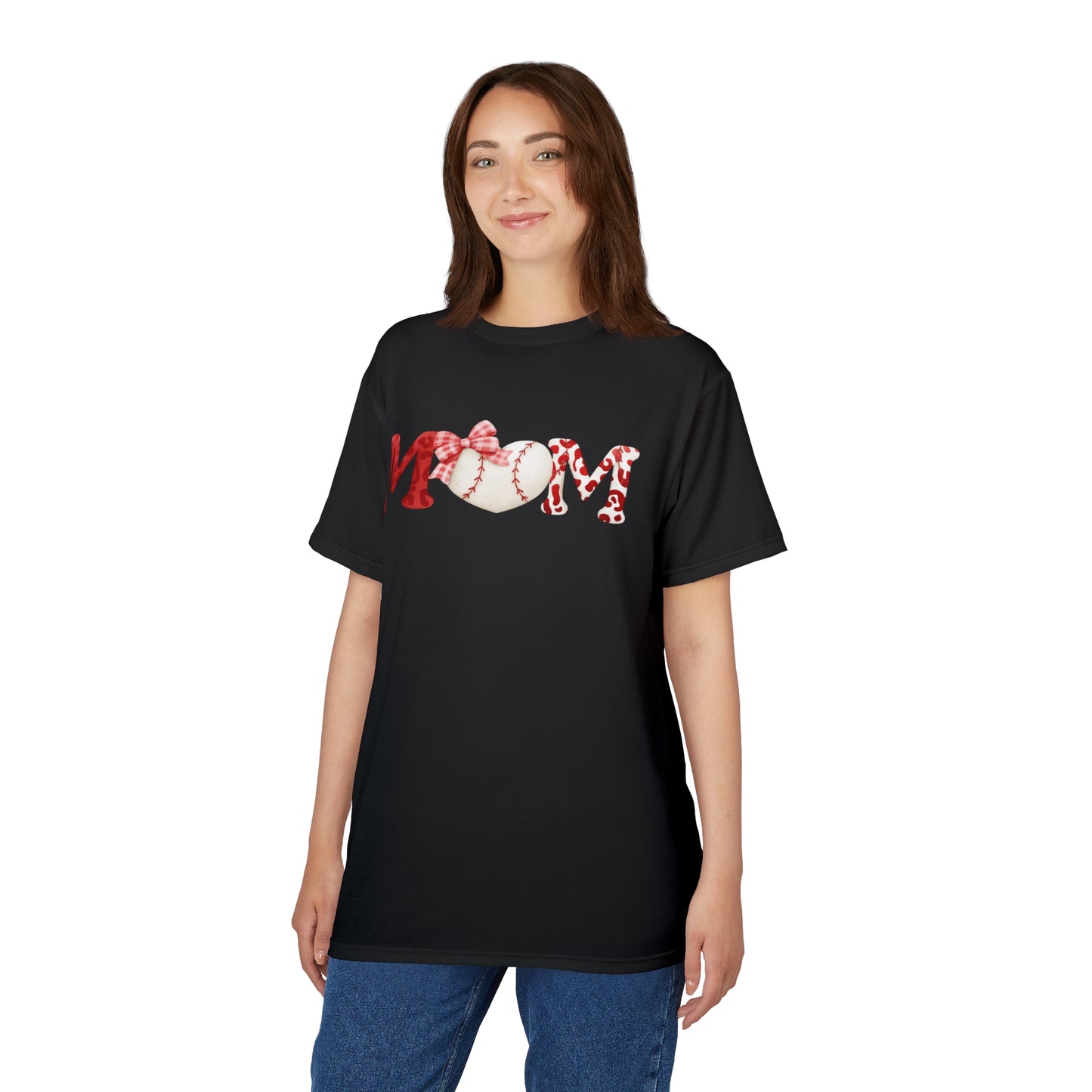 Baseball Mom Unisex Adult Tee