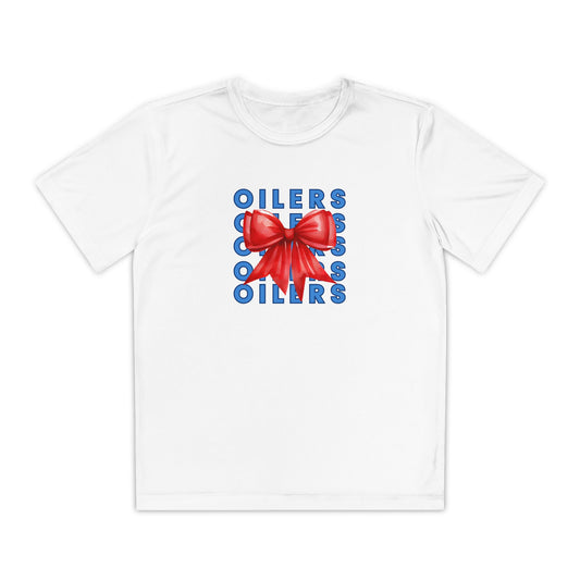 Oilers Bow-Youth Competitor Tee