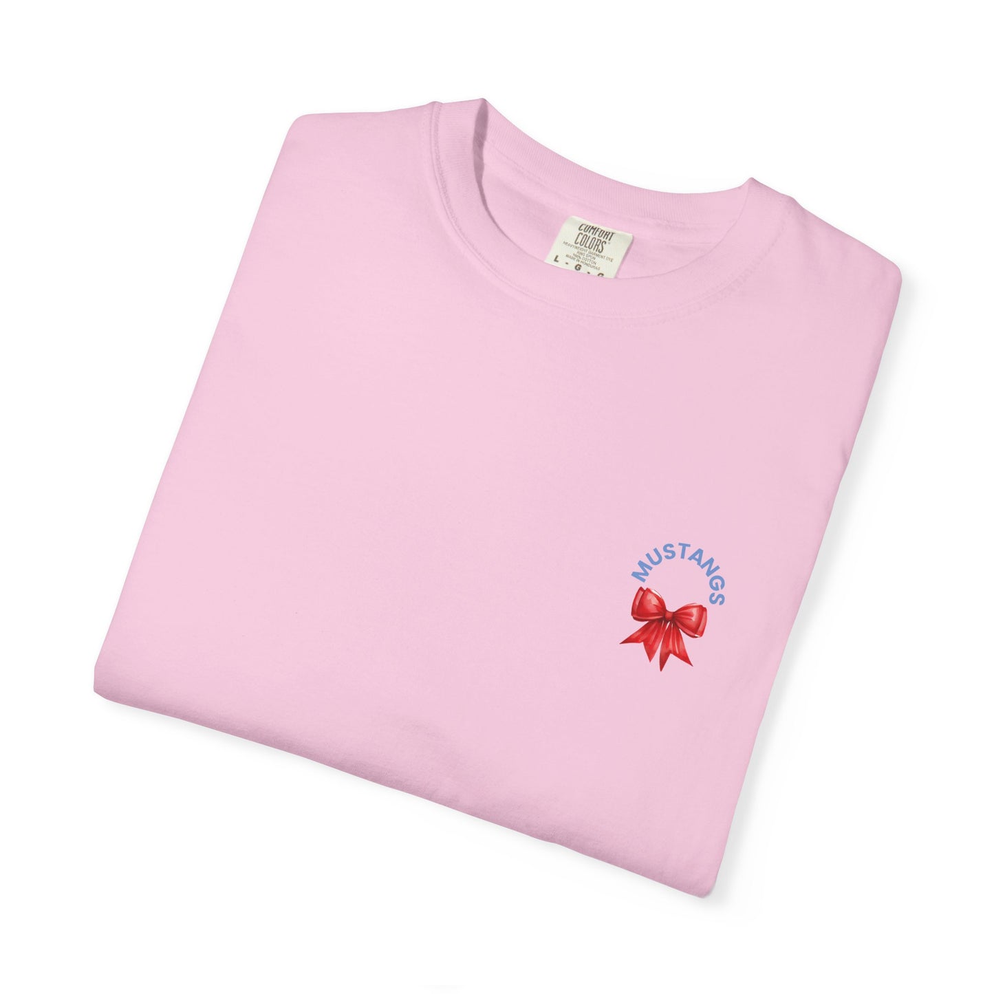 Mustangs Gift Bow Unisex T-Shirt - 100% Cotton