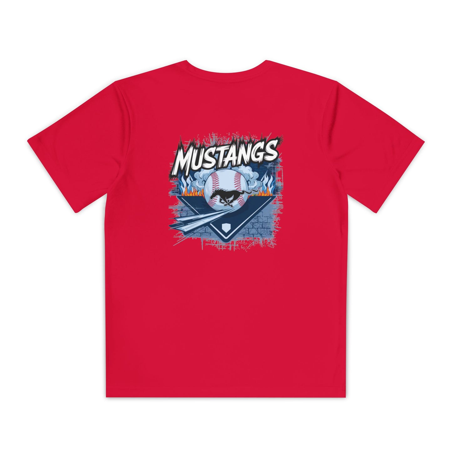Mustangs Wall Break Youth Tee