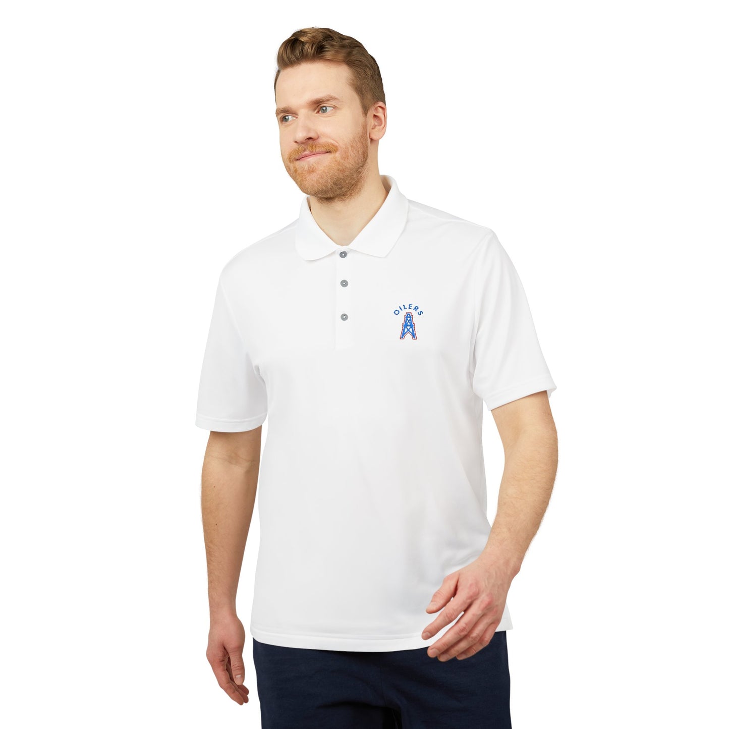 Oilers-Adidas Unisex Performance Polo