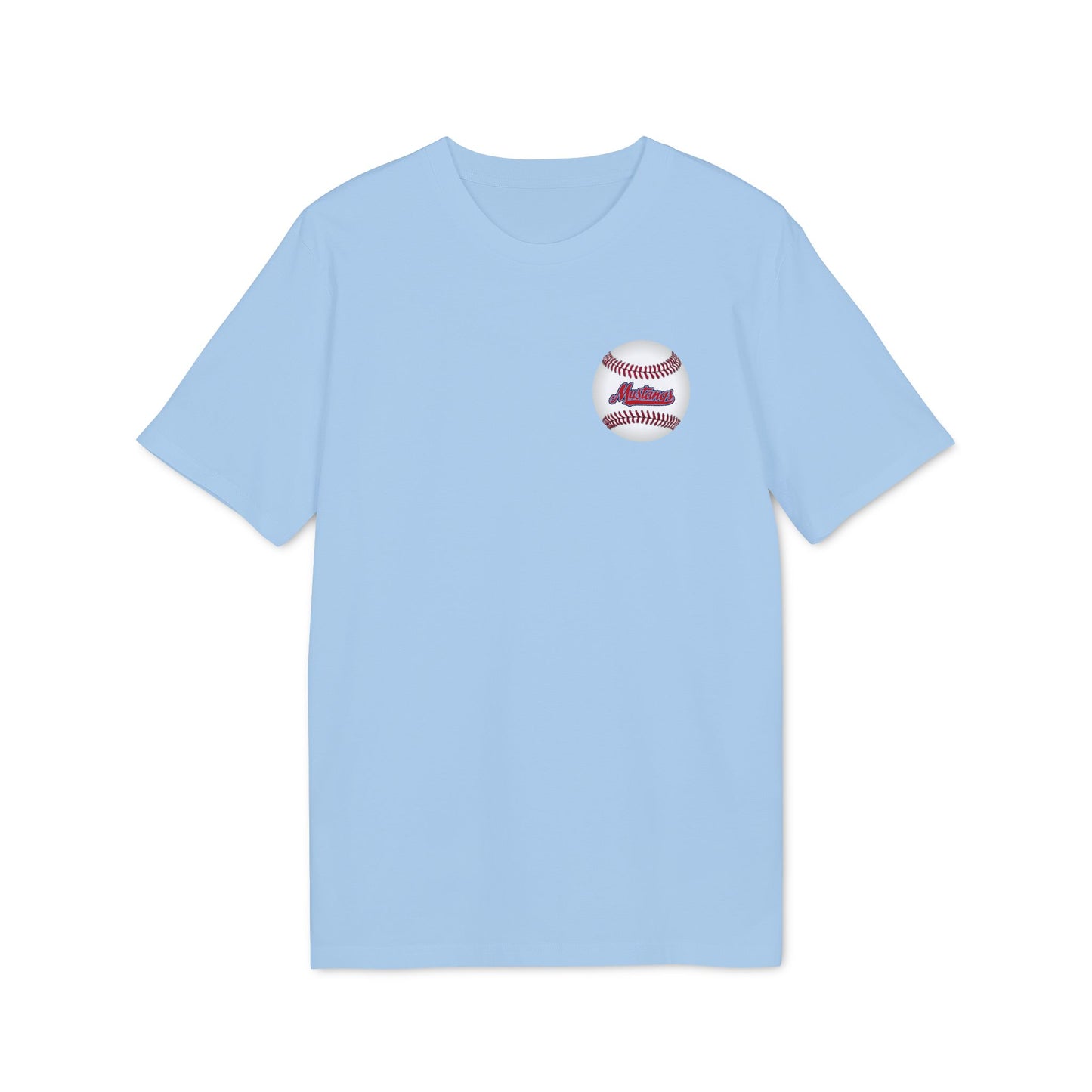 Mustangs Graffiti Unisex Baseball Team T-Shirt ~ Cotton