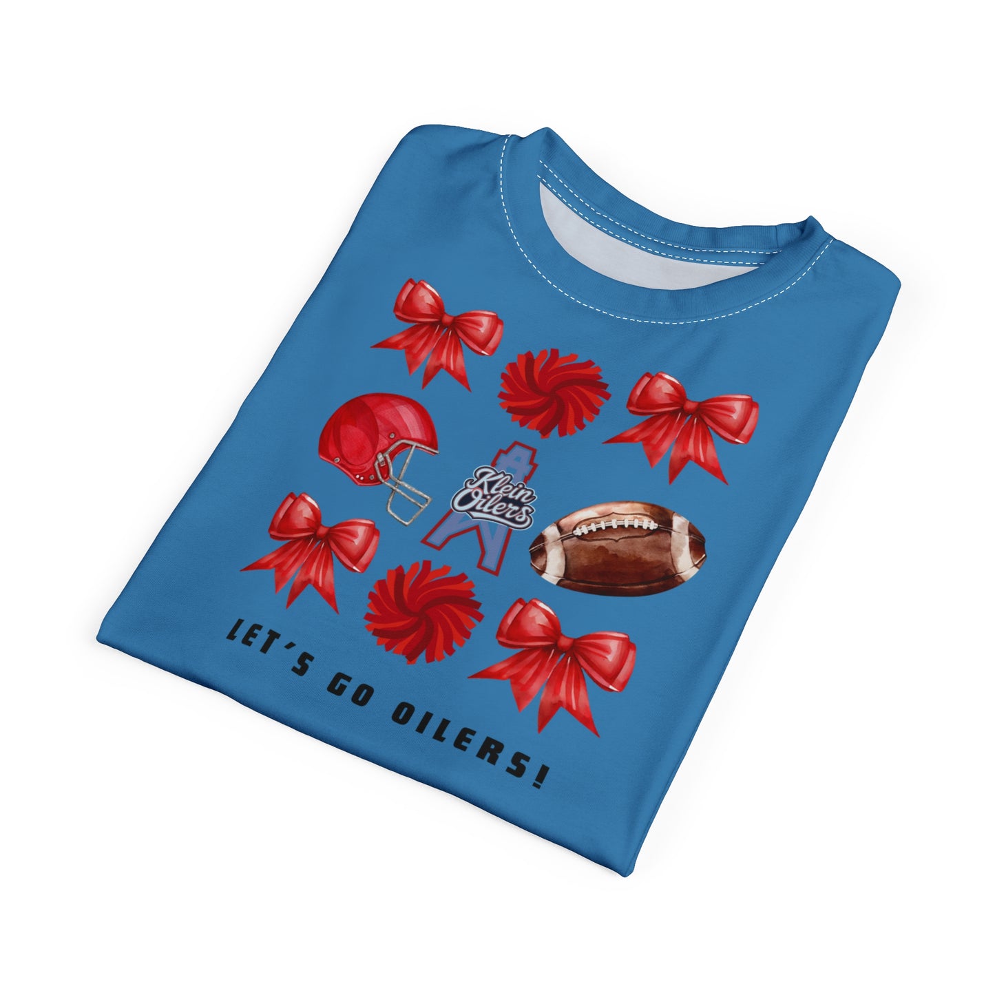 Let's Go Oilers!-Football Fan Unisex Adult Tee
