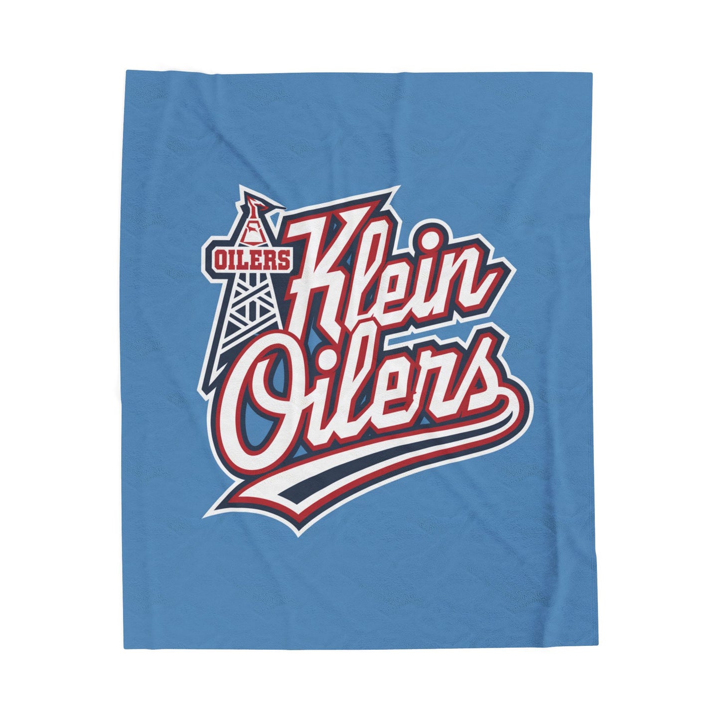 Klein Oilers Velveteen Plush Blanket - Cozy Sports Throw for Fans