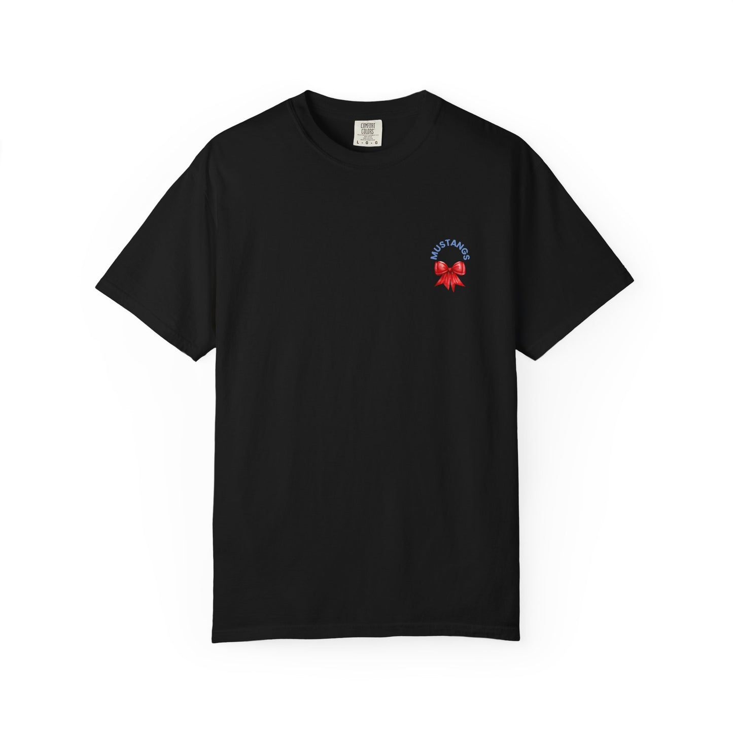 Mustangs Gift Bow Unisex T-Shirt - 100% Cotton