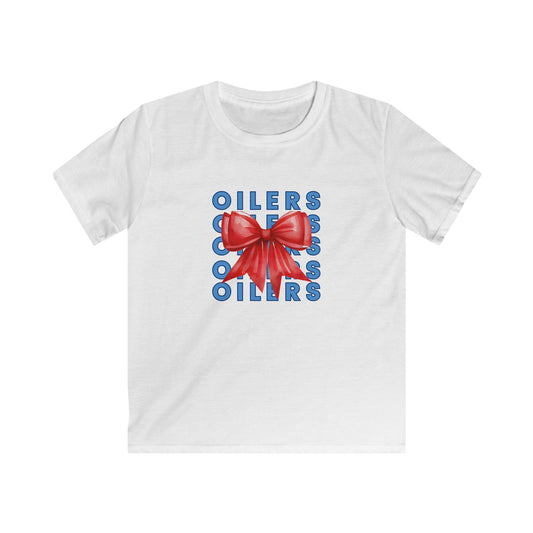 Oilers Bow-Kids Softstyle Tee